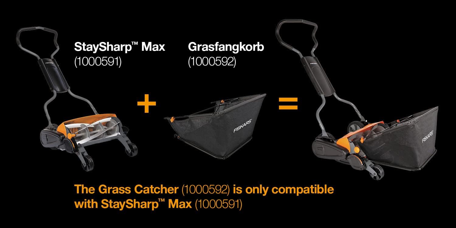Thumbnail 4 de Fiskars Tondeuse à gazon manuelle StaySharp Max – 46 cm