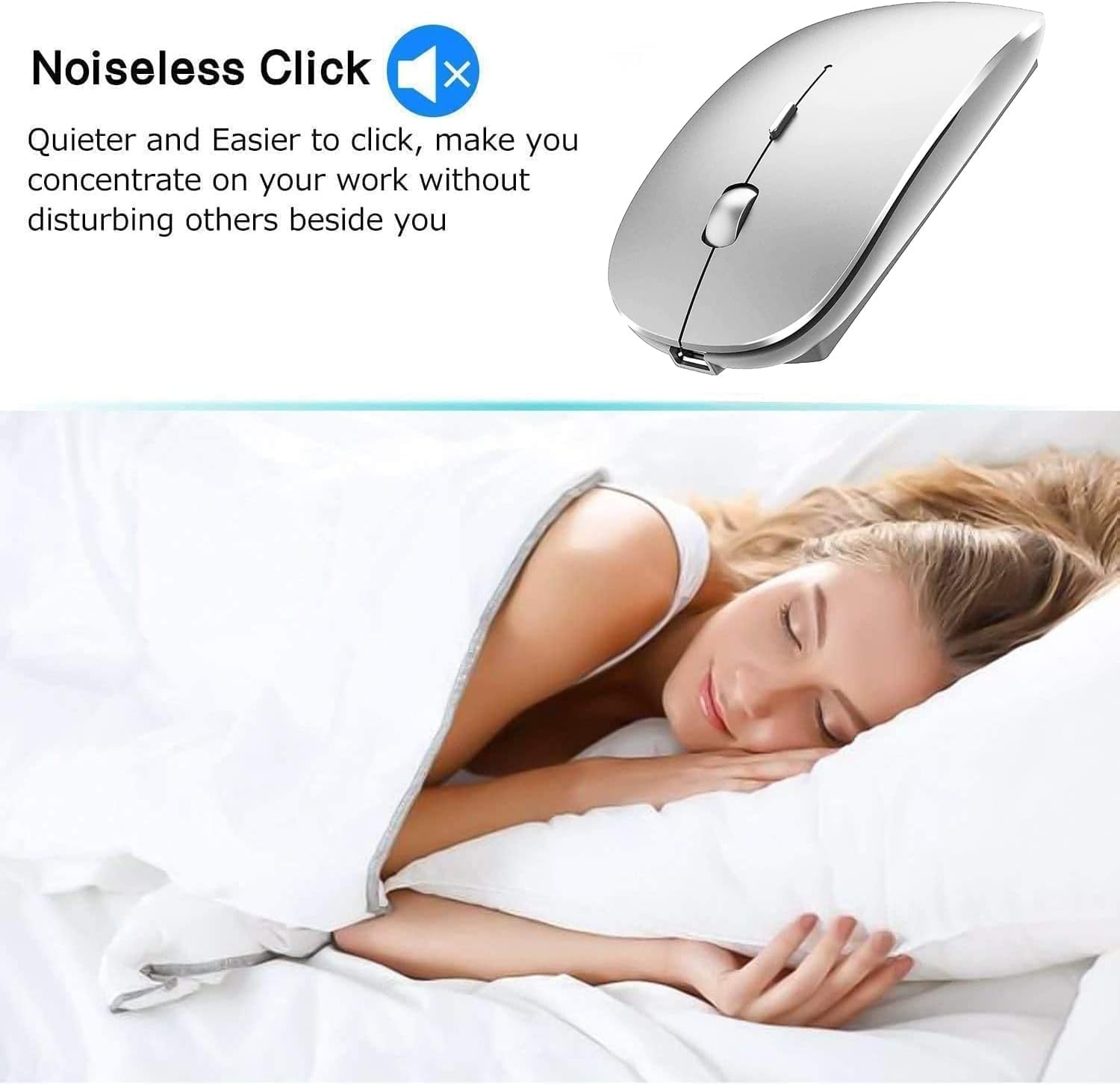 Thumbnail 3 de LEAPEST Wireless Bluetooth Mouse 1600 DPI