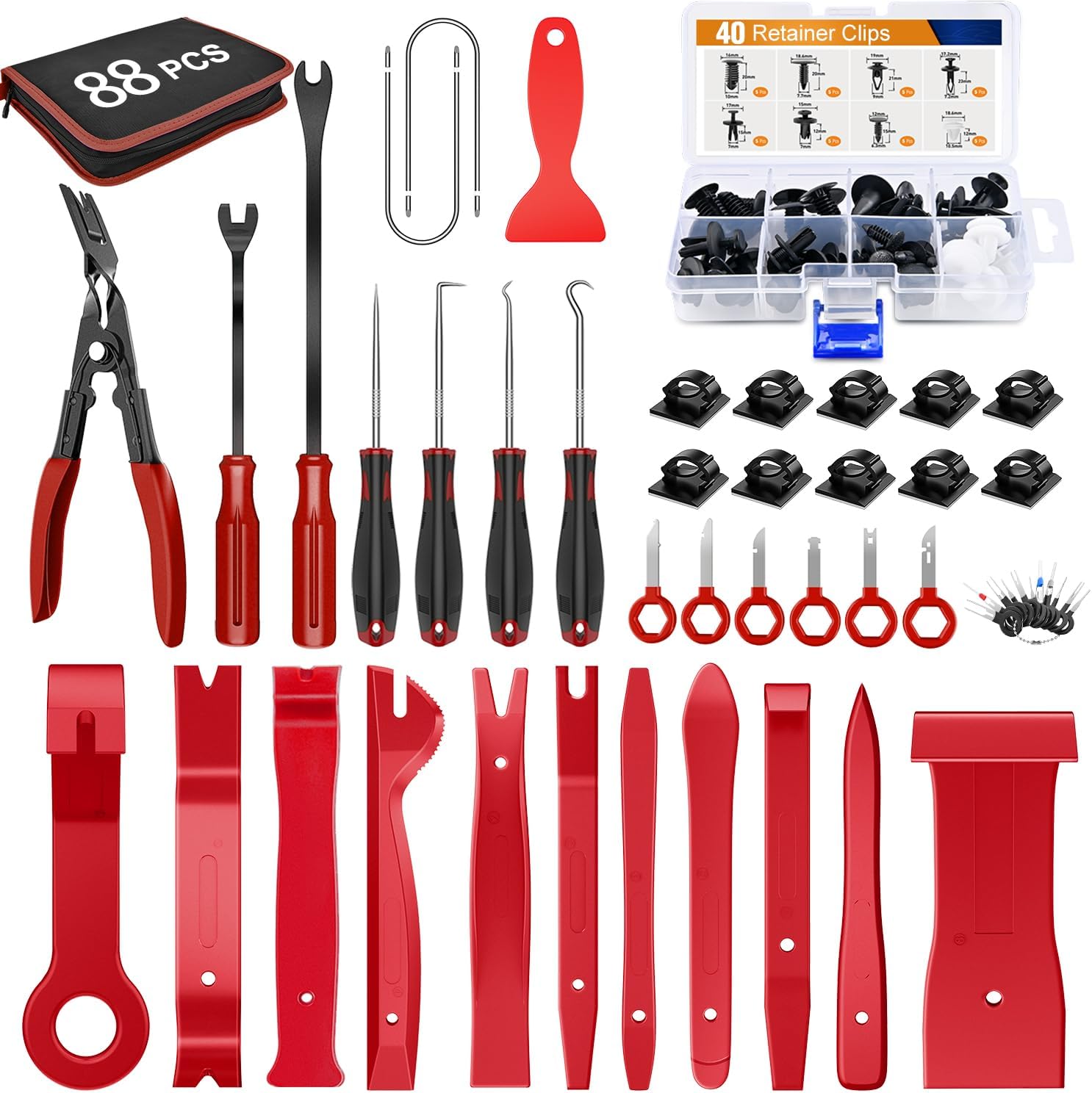Detalle de GOOACC Automotive Trim Removal Tool Set 88-Piece