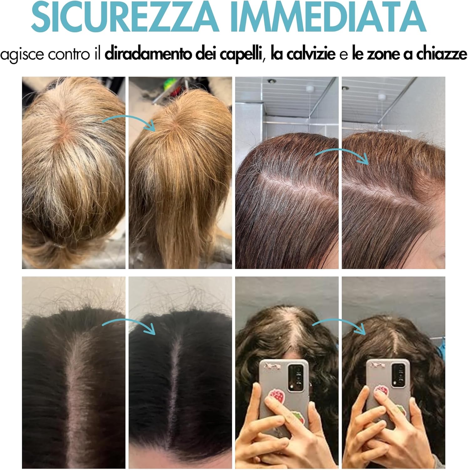 Thumbnail 3 de Hair Genetics Root Cover Up Ritocco Ricrescita Radici – Copre i capelli bianchi e definisce le sopracciglia (Marrone Chiaro)