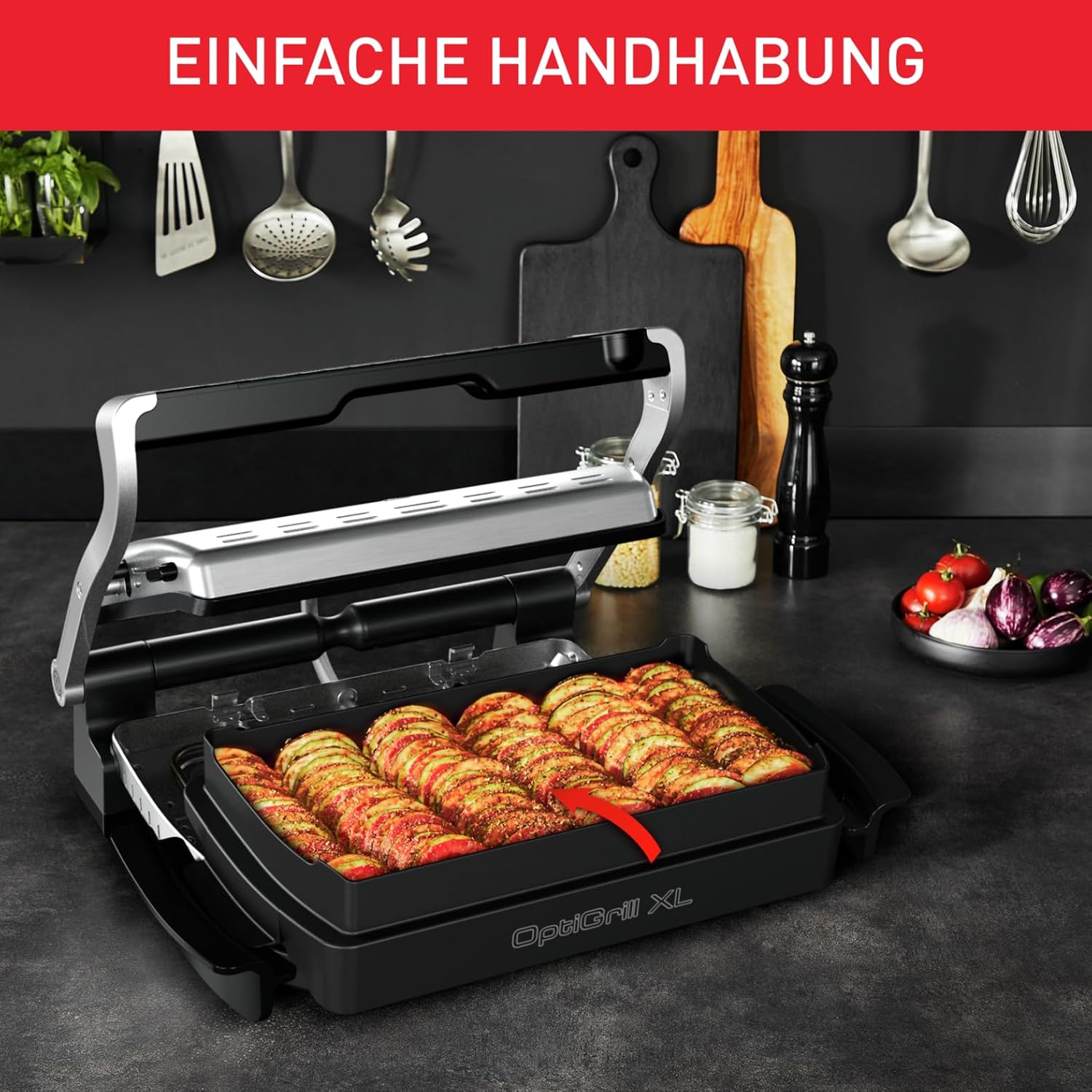 Thumbnail 4 de Tefal OptiGrill+ XL Backschale XA7278 (2 Liter) für 4–6 Portionen – antihaftbeschichtete Aludruckguss-Form
