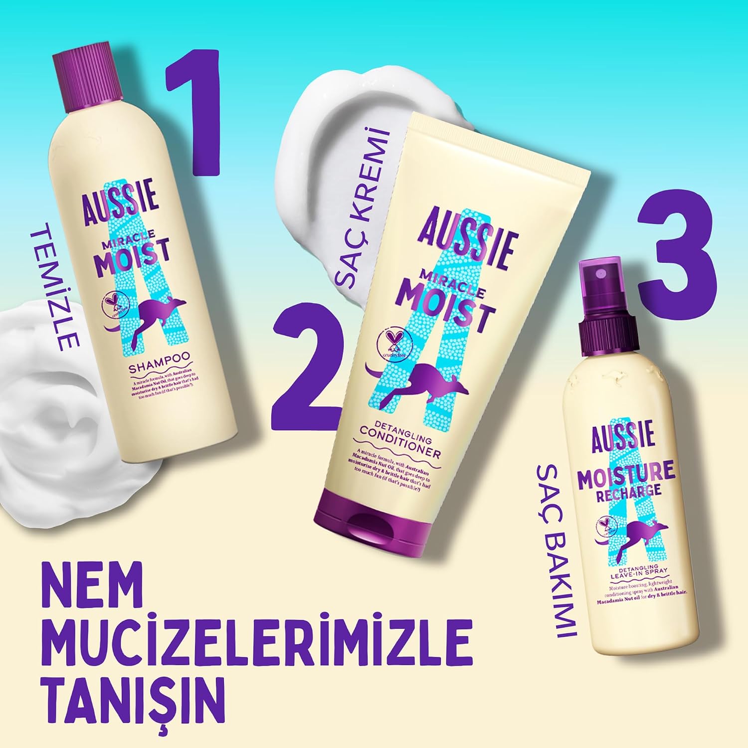 Thumbnail 6 de Aussie Miracle Moist Detangling Conditioner 1000ml