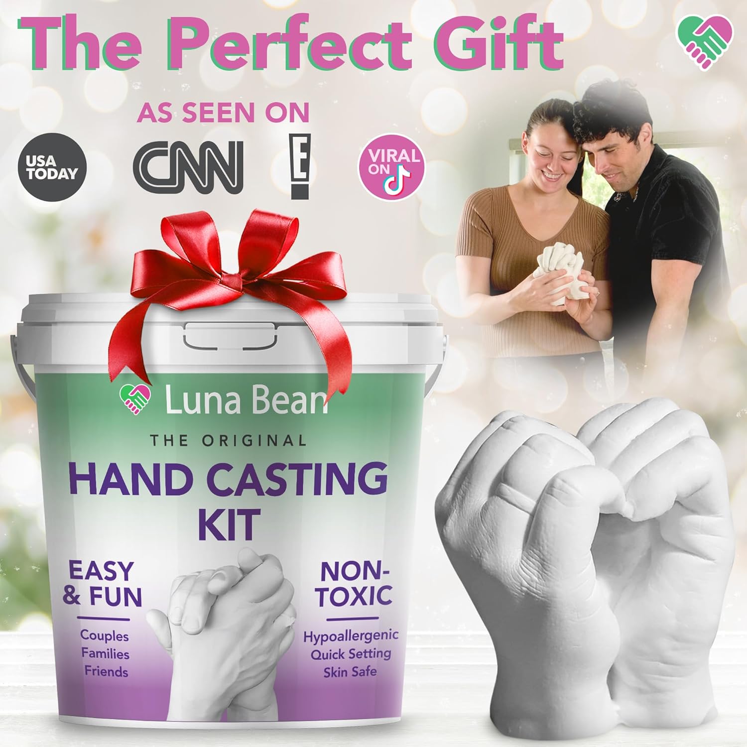 Detalle 2 de Luna Bean Hand Casting Kit 2 Hands 🖐