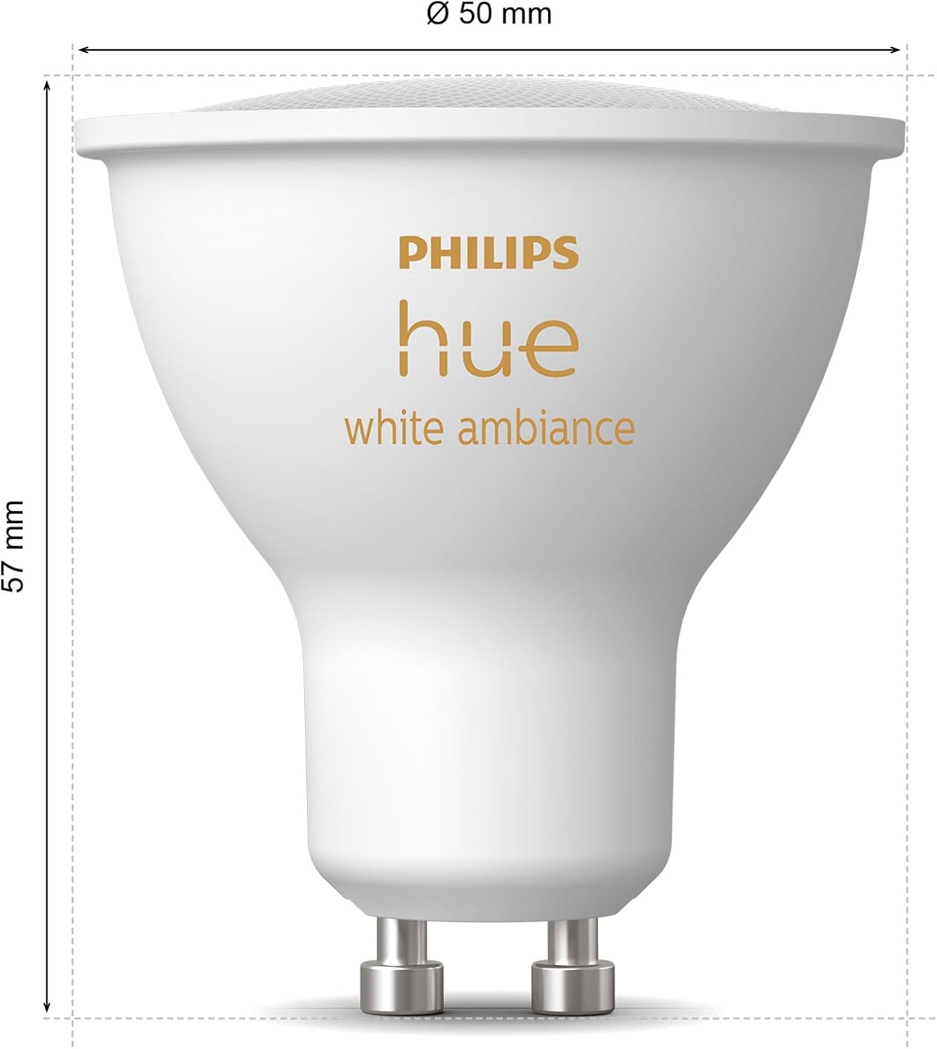 Thumbnail 6 de Philips Hue GU10 – Smart LED Spotlight (3-Pack) White Ambiance