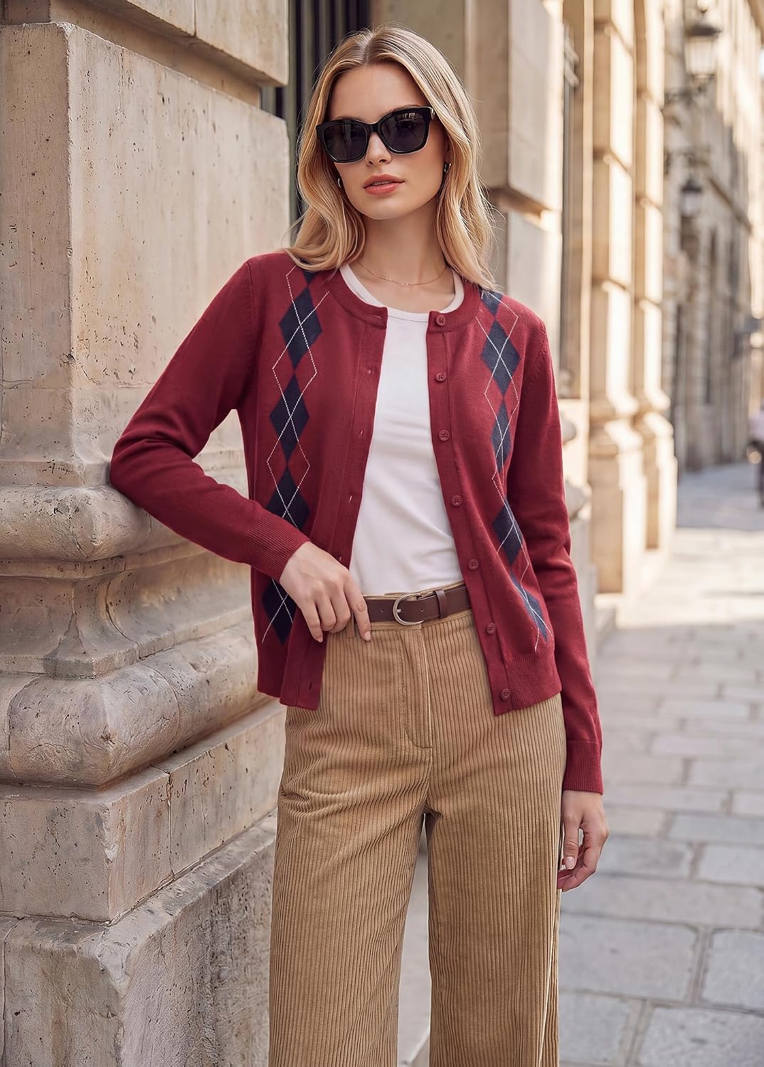 Detalle 1 de GRACE KARIN Women's Knit Cardigan