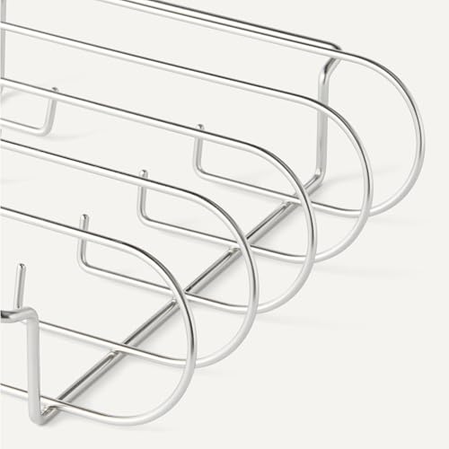 Detalle 2 de Amazon Basics Soporte para Costillas para Ahumar 🍖 Pack de 1