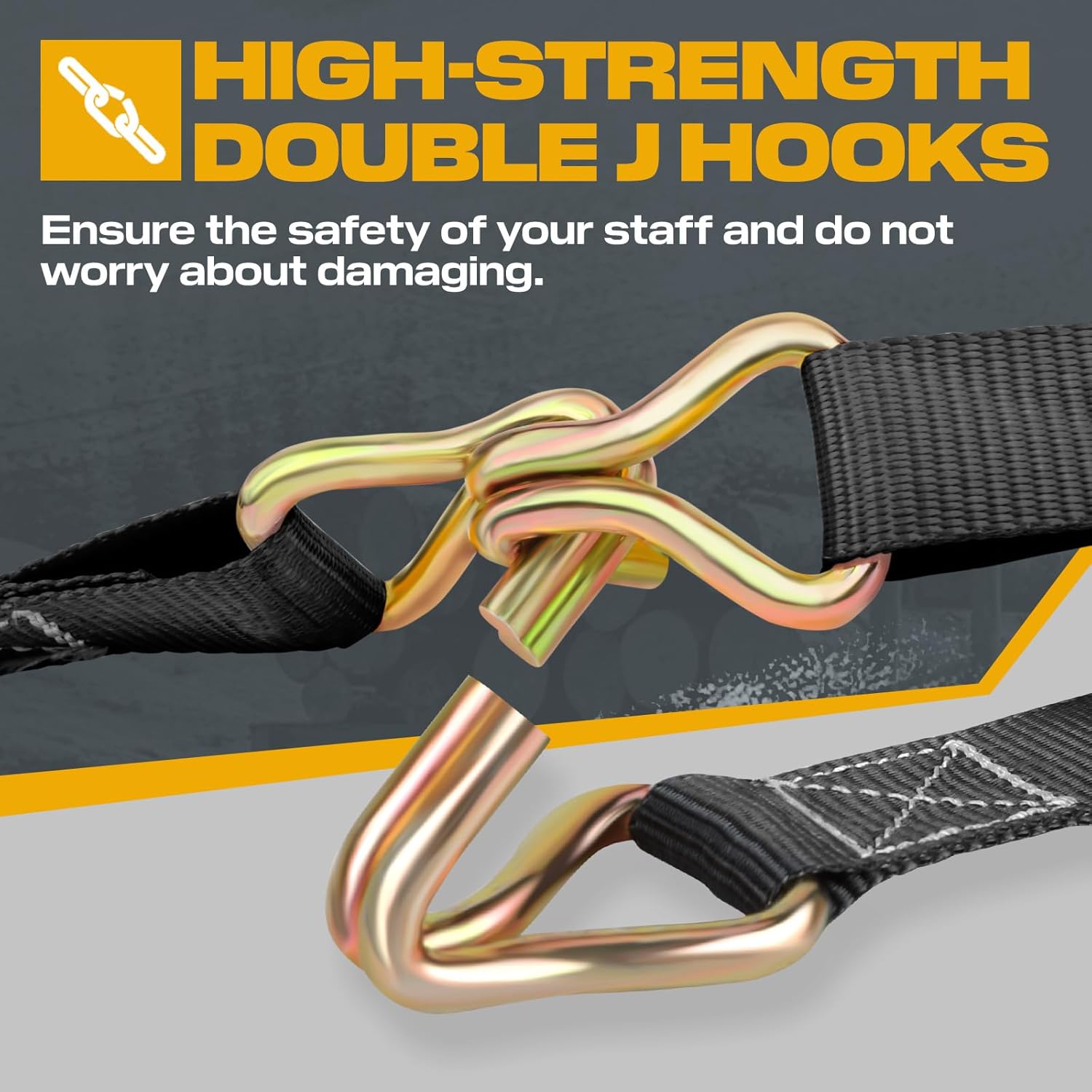 Thumbnail 2 de IAZZCO Ratchet Straps 6M x 25MM 4 Pack