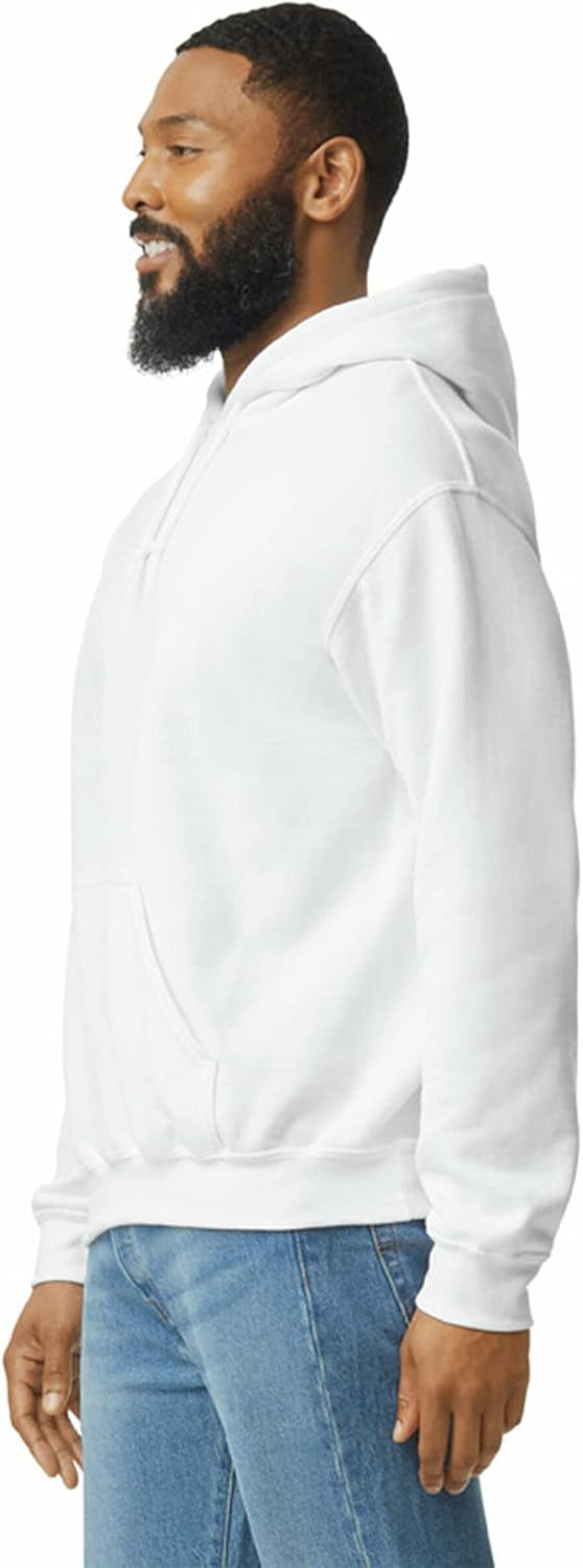 Detalle de Gildan Felpa in Pile con Cappuccio G18500 Uomo (Pacco da 1)