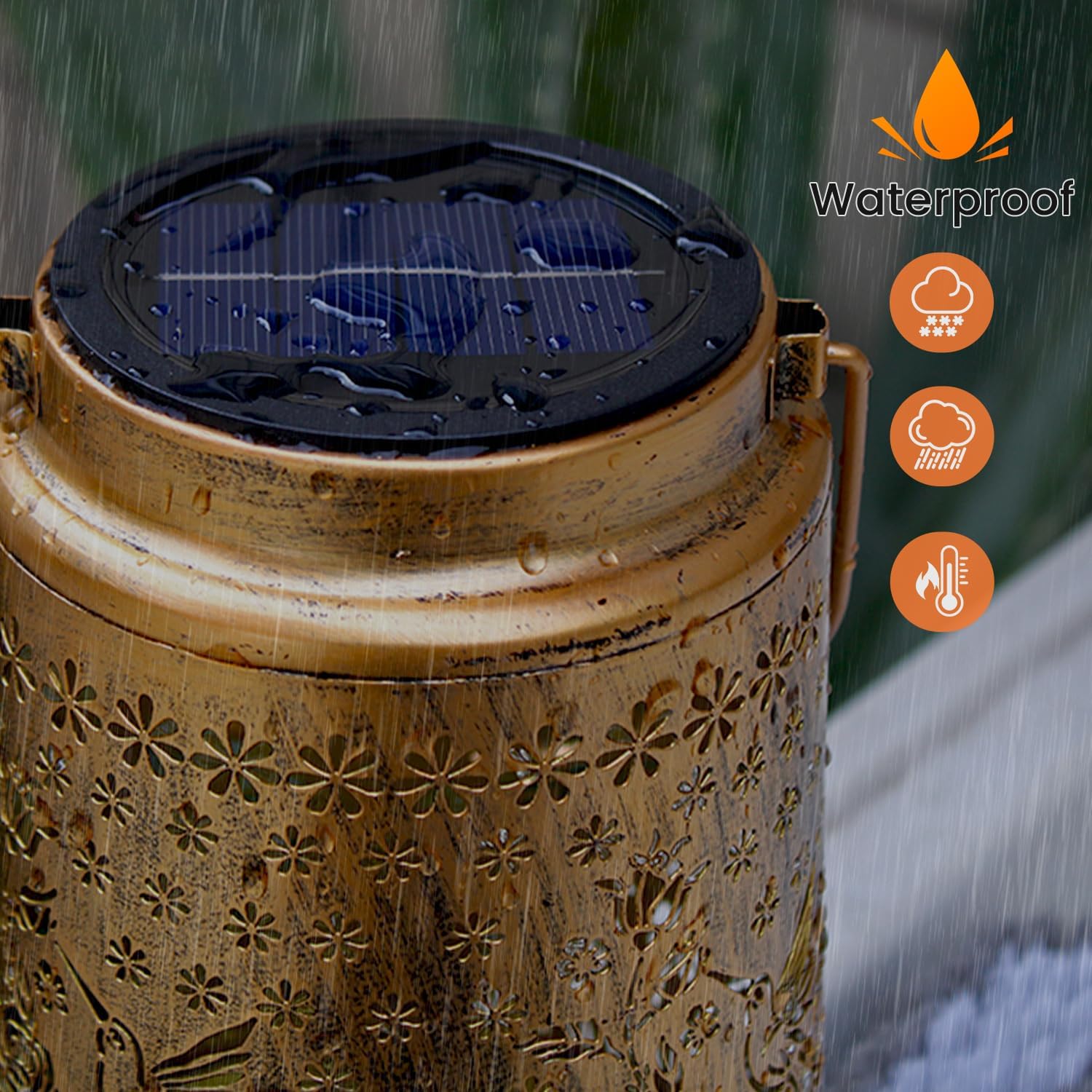 Thumbnail 5 de 4 Pack 8.2cm Solar Light Replacement Top – Waterproof Solar Panel Cover for Outdoor Lanterns