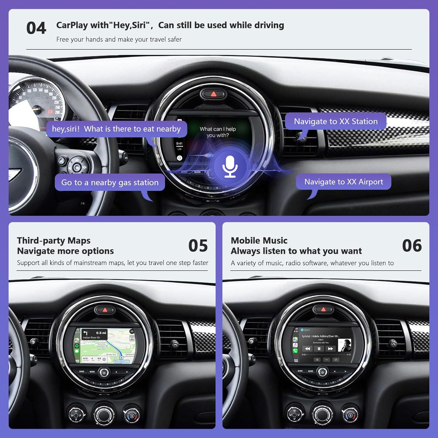 Thumbnail 5 de Road Top Carplay Inalámbrico para BMW Mini