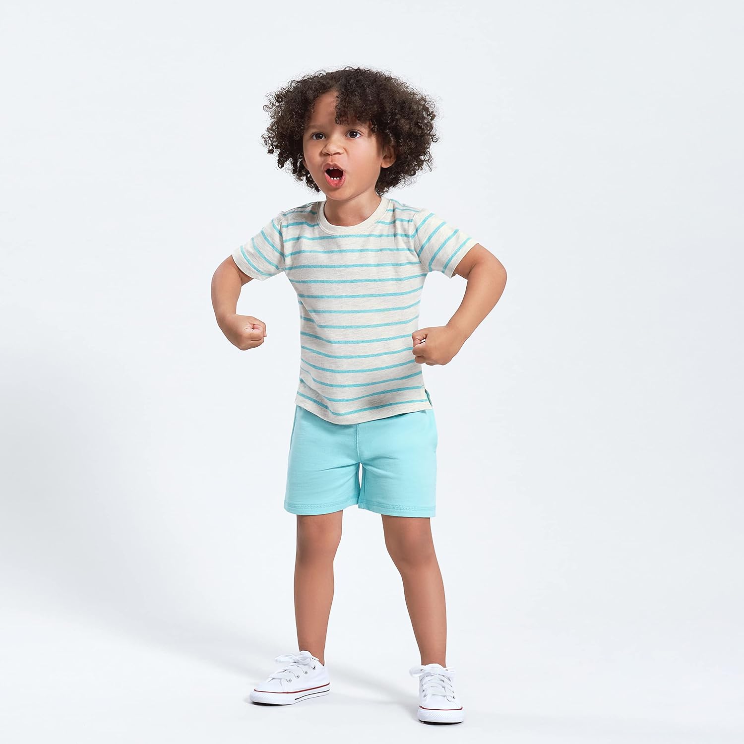 Detalle de Gerber Toddler 3-Pack Pull-on Knit Shorts – Short décontracté pour tout-petit (442141)