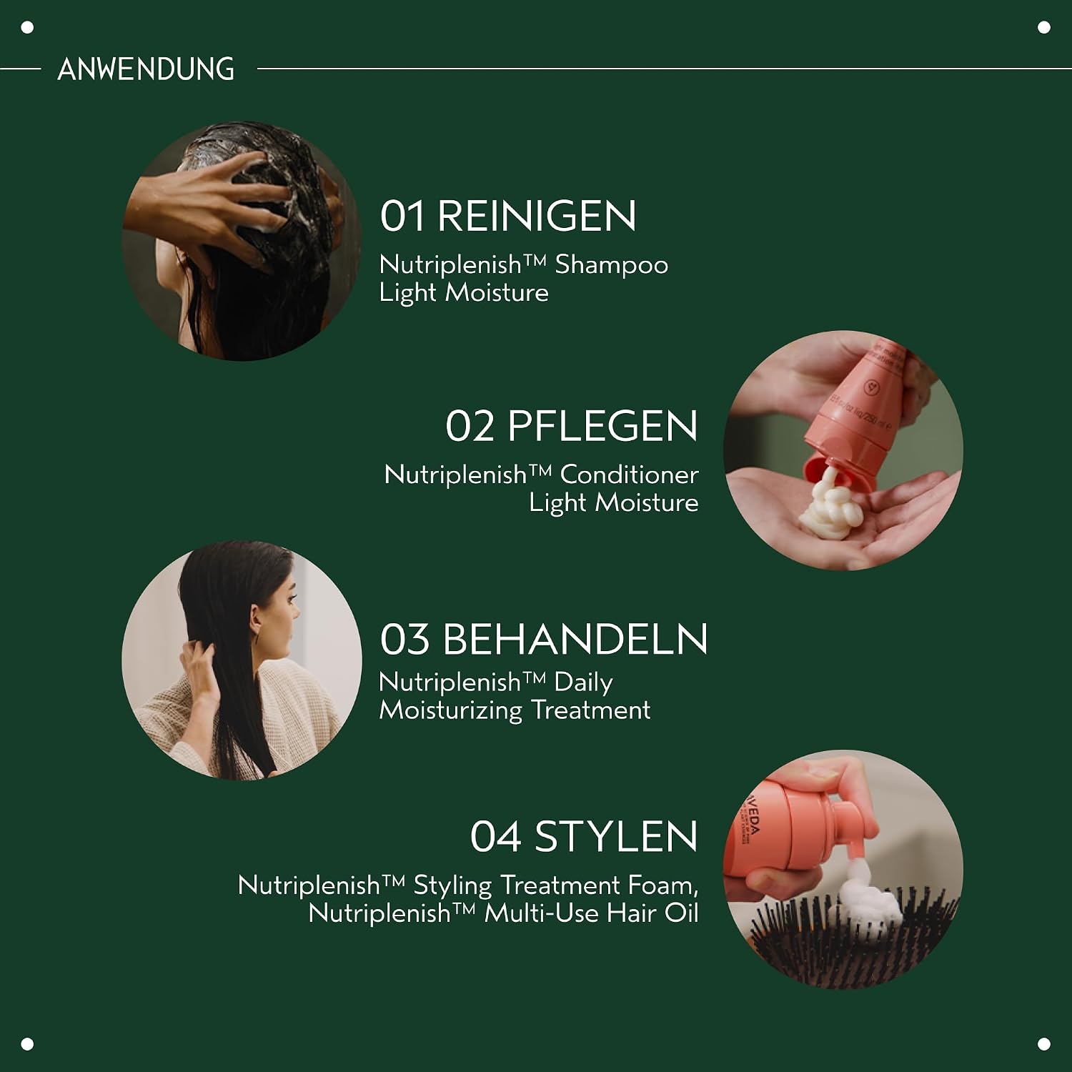Thumbnail 5 de Aveda Nutriplenish Styling Treatment Foam – Schaumfestiger mit leichtem Halt für mittleres bis dickes Haar