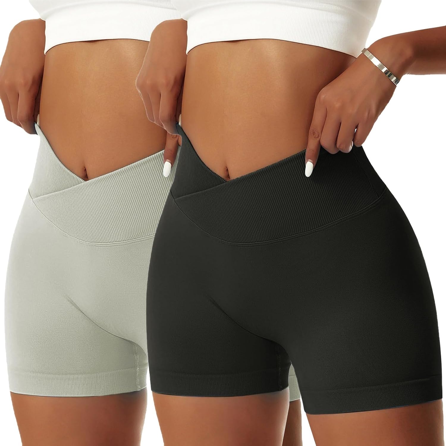Thumbnail 2 de Litthing Gym Shorts Crossover for Yoga
