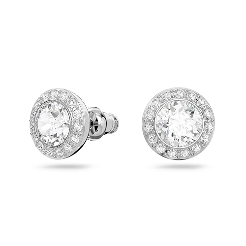 Thumbnail 1 de Swarovski Femme Earrings, Angelic Studs with Crystals in Rhodium Plating