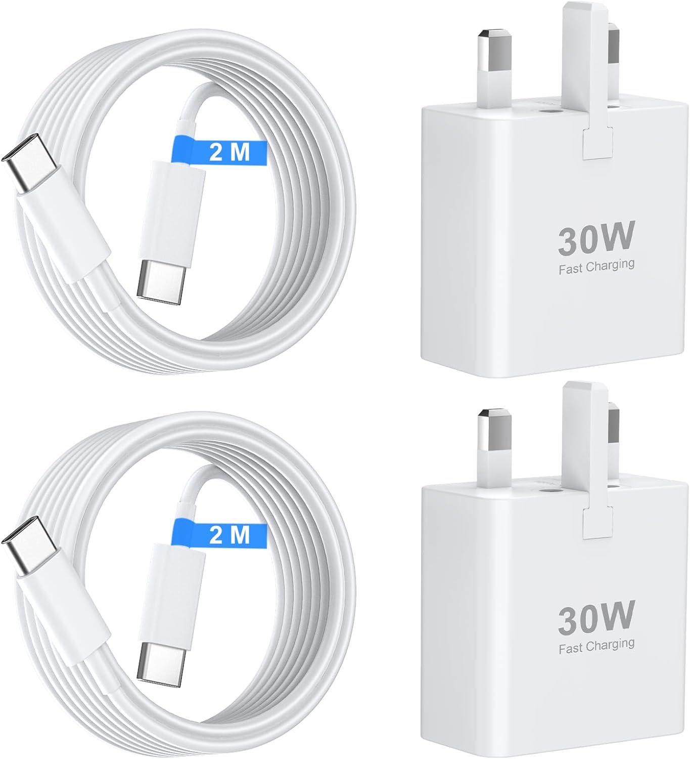 Detalle de USB C Charger 30W Fast 2 Pack