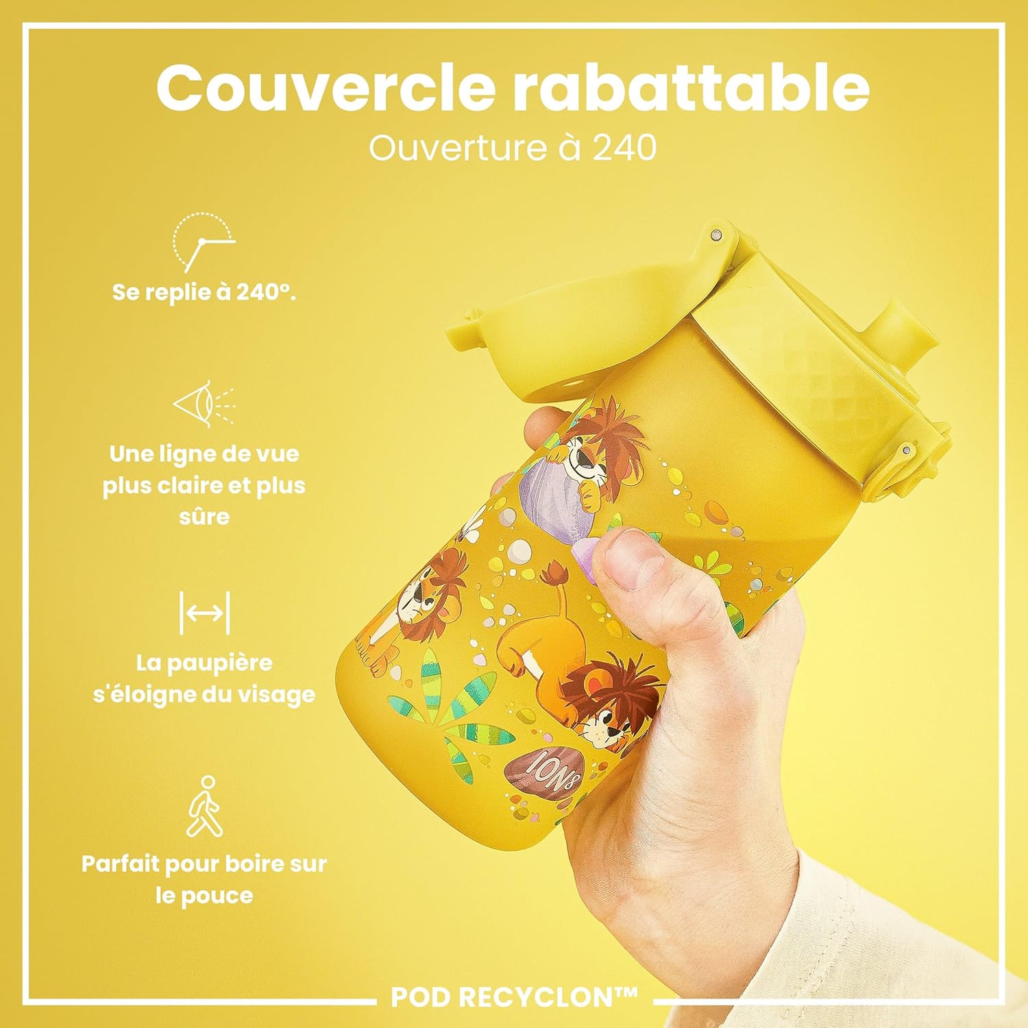 Detalle 2 de ion8 Gourde Enfant 350ml đ„€
