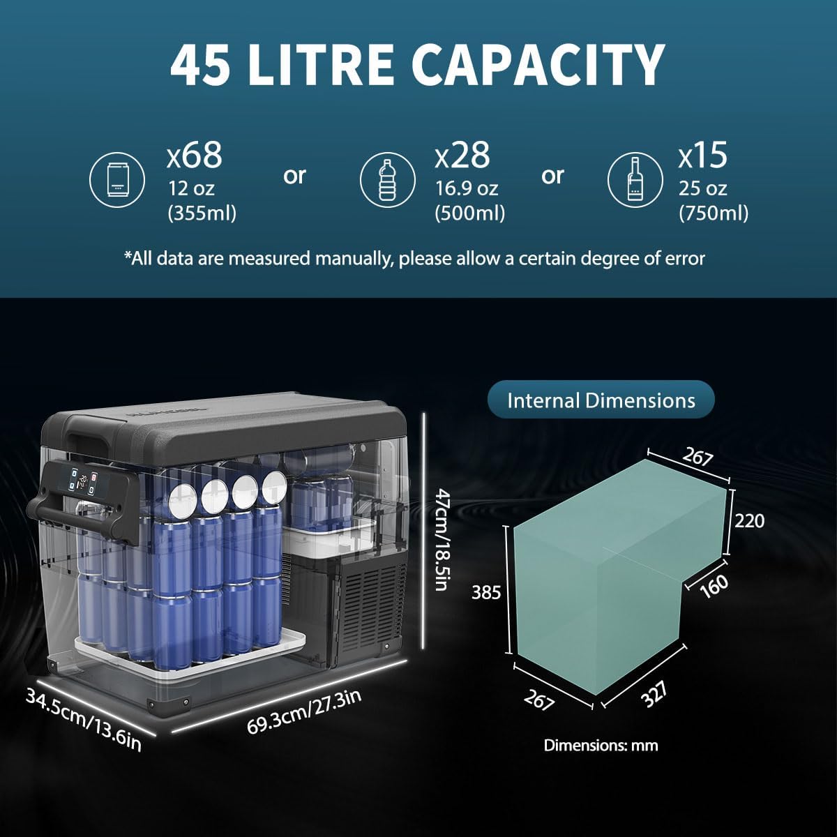Thumbnail 4 de Alpicool NCF45 45L portable car fridge −20℃ to 20℃ 🚚