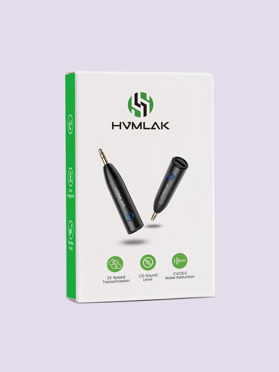 Thumbnail 6 de HVMLAK Aux Bluetooth Adapter Auto – Bluetooth 5.4, Klinke 3,5, Mikrofon & CD-Klangqualität