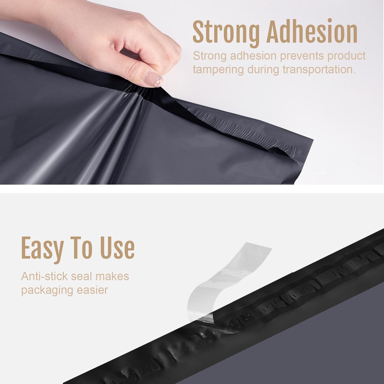 Thumbnail 3 de Switory Parcel Bags Mailing 17x24 Inch Postal Bags (Self Seal, Waterproof) – 50 Pack, Grey