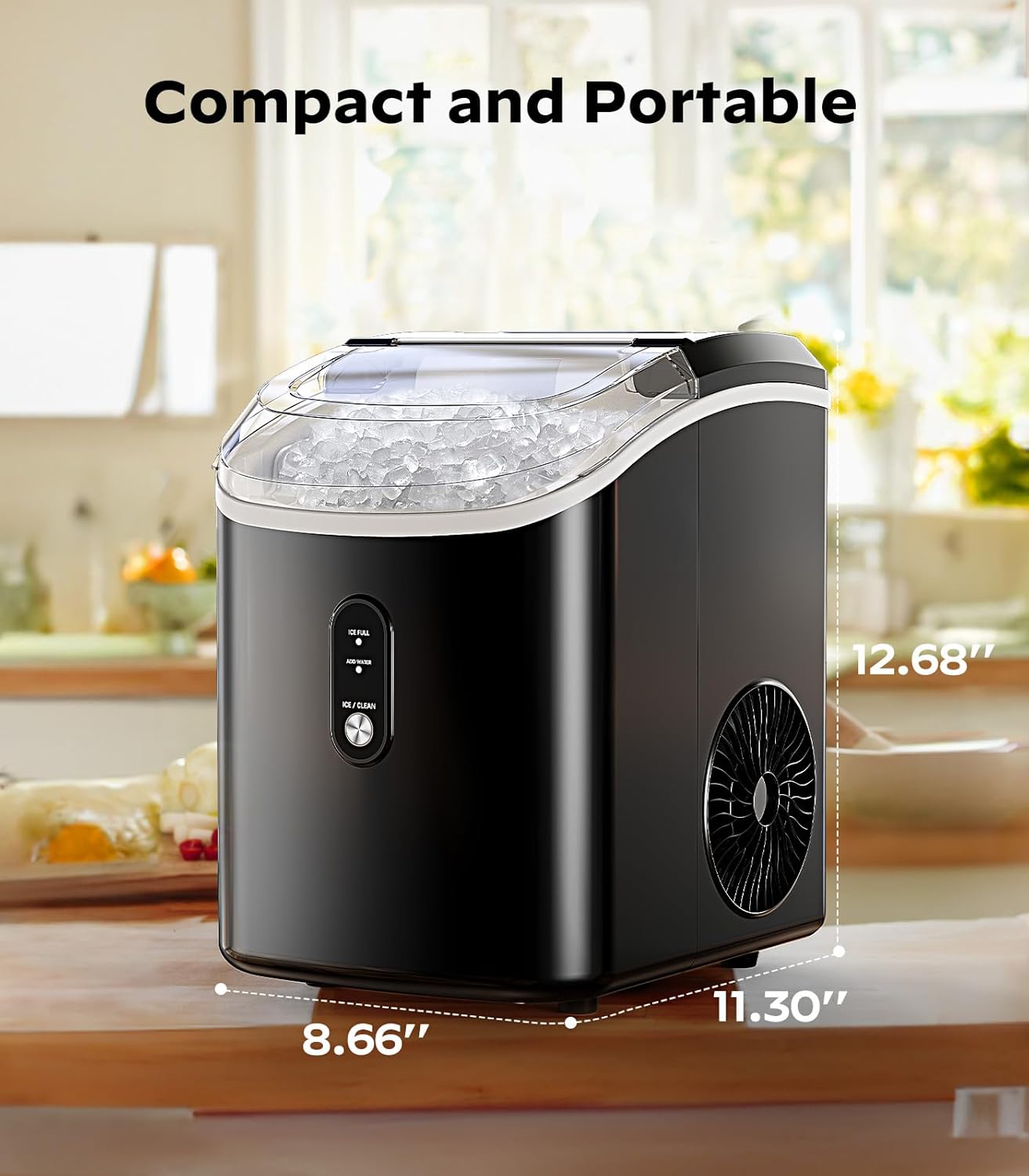 Thumbnail 6 de Silonn Nugget Ice Maker Countertop: Fast, Chewable Ice for Home and Office