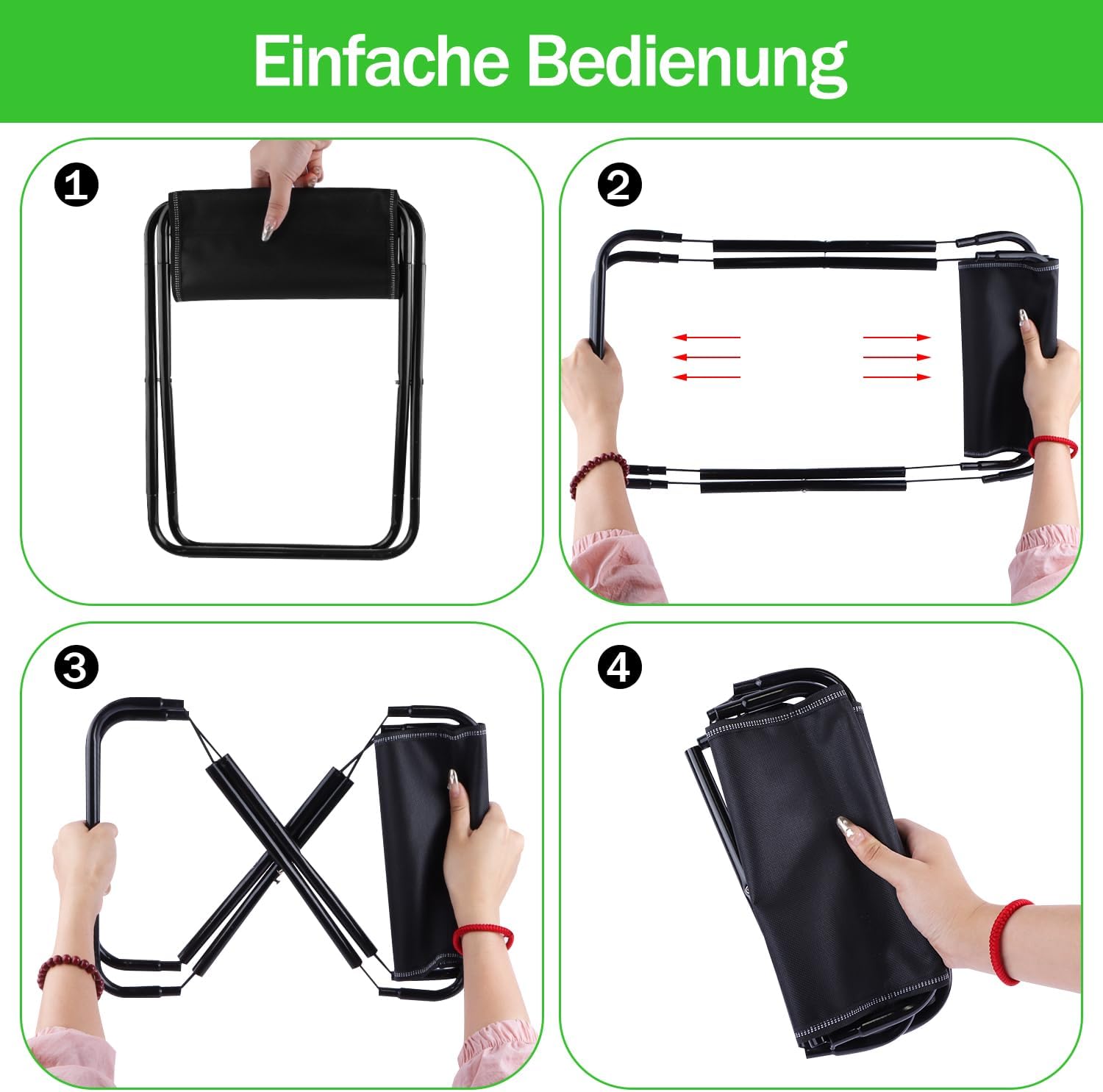 Thumbnail 3 de Camping Klapphocker 32 cm Sitzhöhe