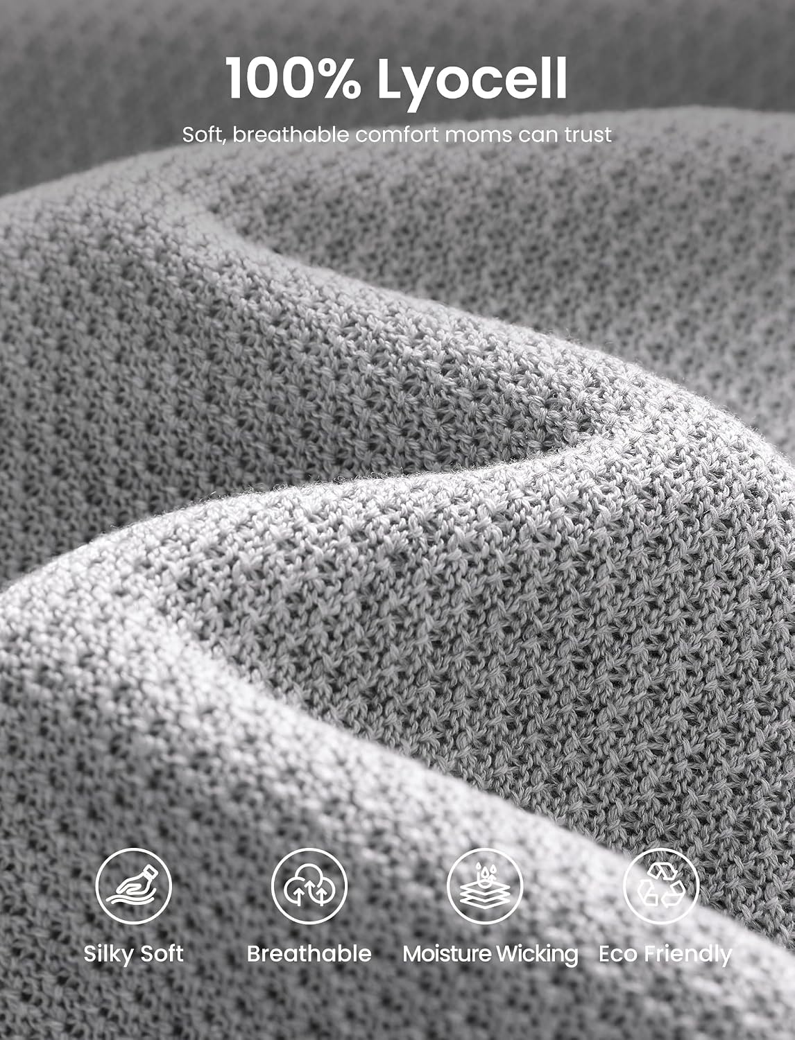 Thumbnail 5 de PATPAT Nursing Cover Poncho Knit