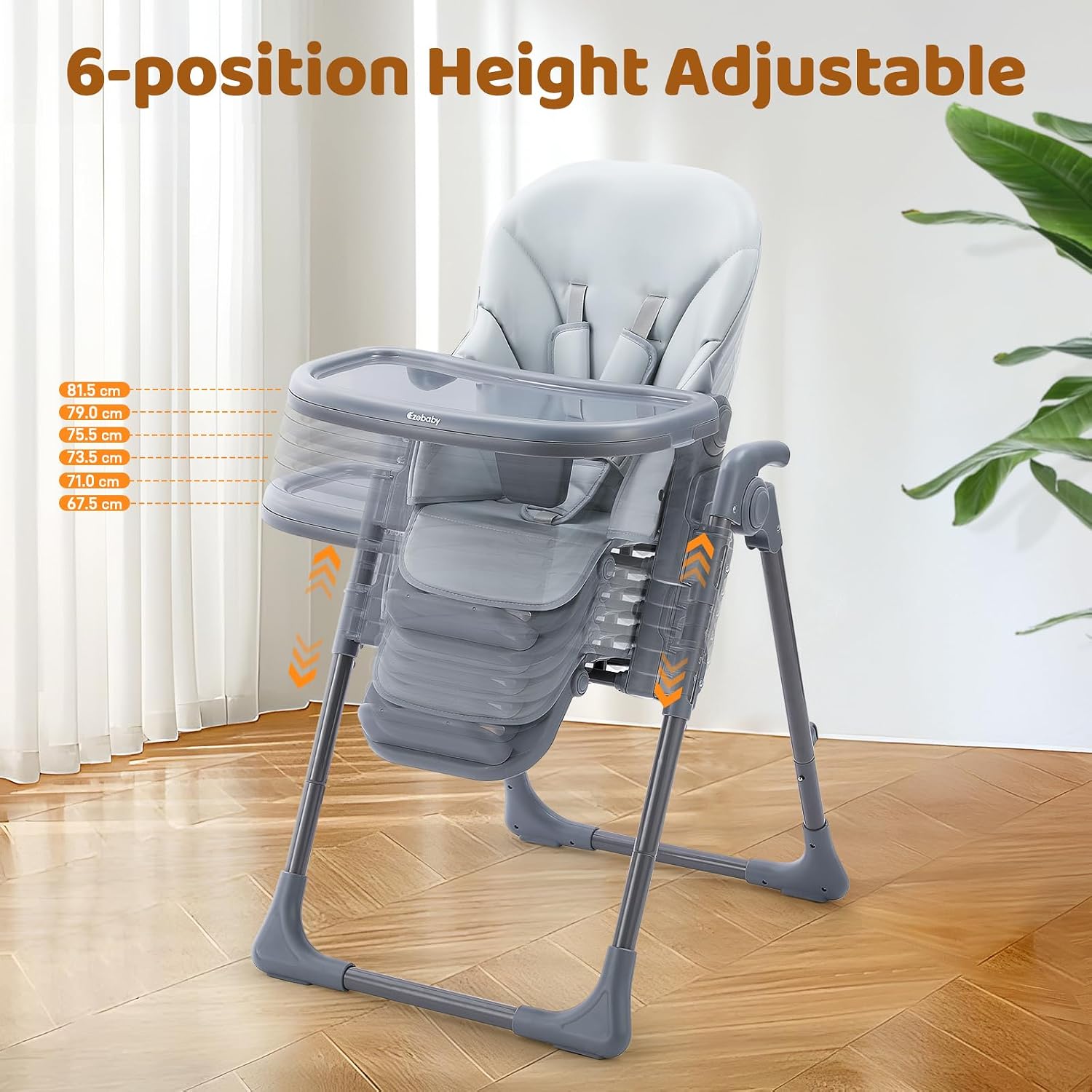 Detalle de Ezebaby Seggiolone Ergonomico 6 altezze