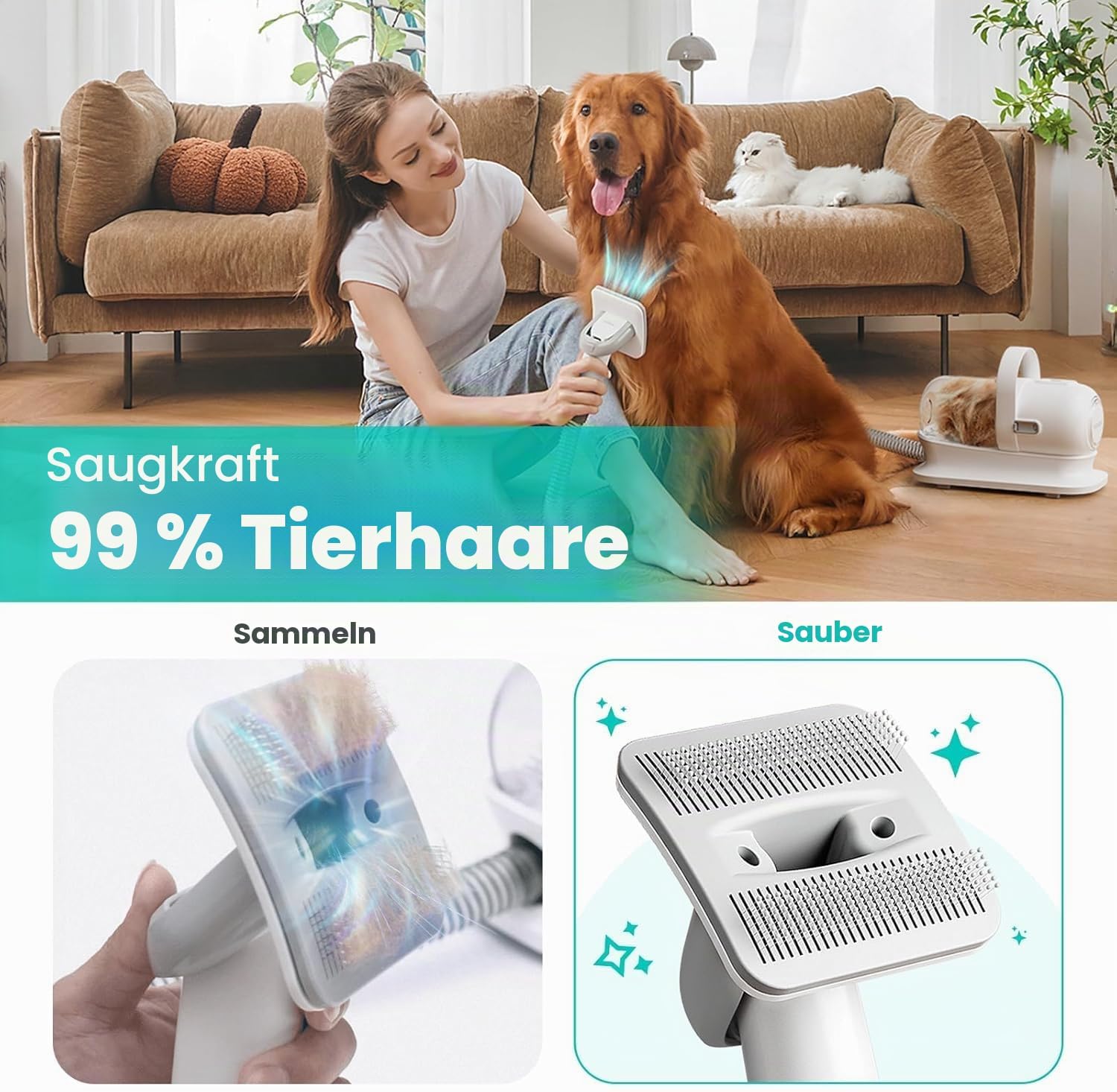 Thumbnail 2 de Neakasa P1 Pro Hundeschermaschine mit Staubsauger – Komplettes Haustierpflegeset