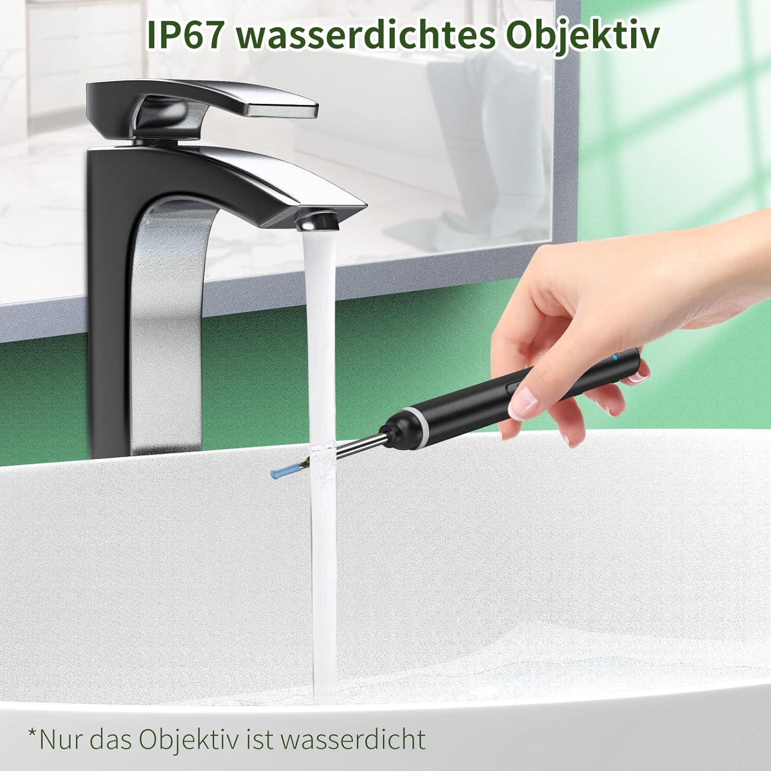 Thumbnail 6 de AZHE 1920P WLAN-Otoskop zum Entfernen von Ohrenschmalz (Ohrenschmalz Entferner) inkl. 3,0 mm Sonde