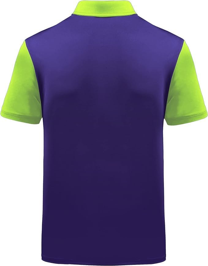 Detalle 2 de ZITY Men’s Short-Sleeve Moisture-Wicking Golf Polo (Performance Print)