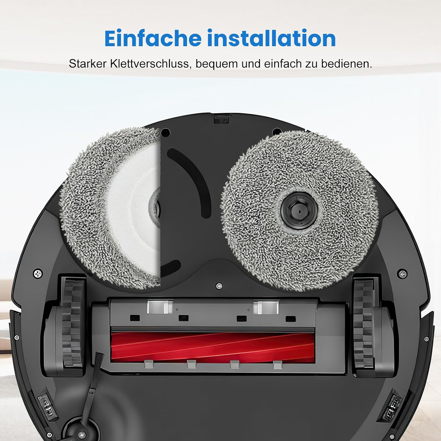 Detalle de Pure Realm 6er Zubehörset für Roborock Wischpads – passend für Saros 10R & Q Revo Modelle