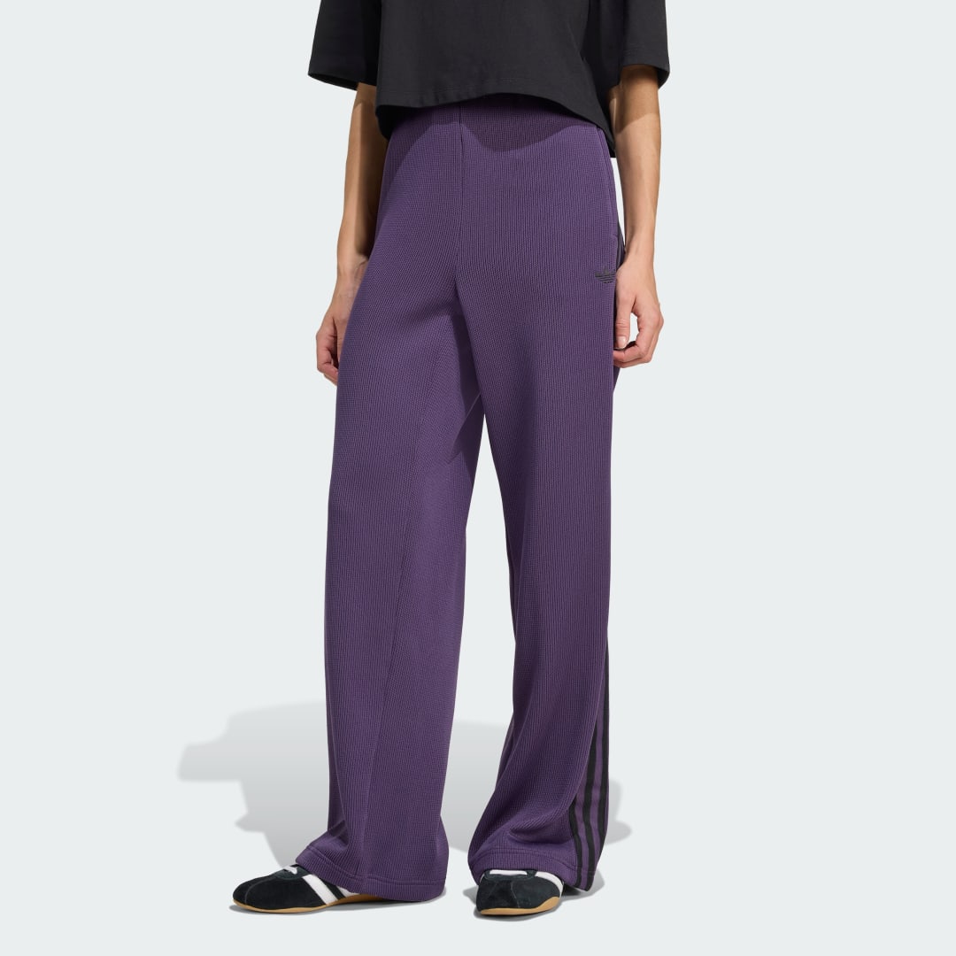 Detalle de Pantalón Firebird Adicolor Knit de Adidas (violeta): guía de compra y uso