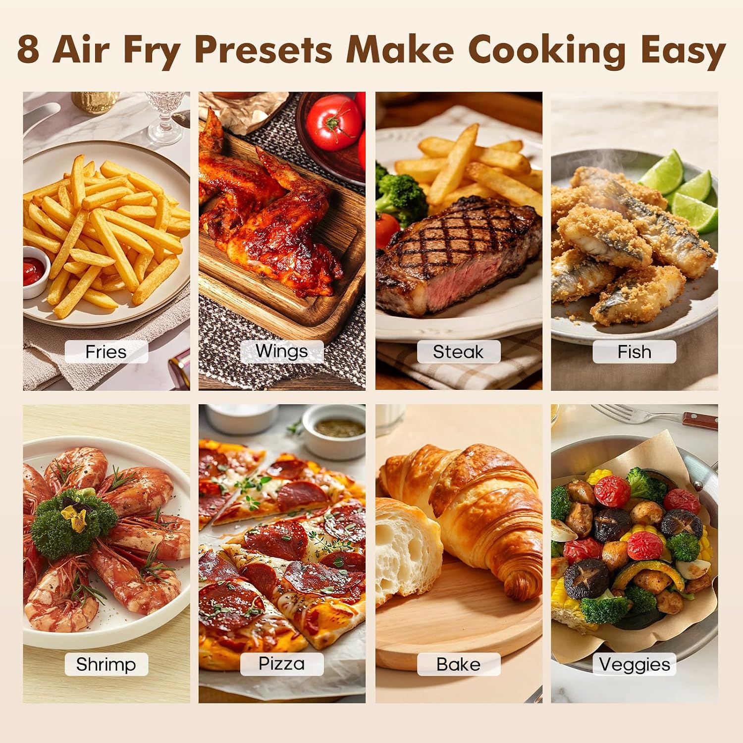 Detalle de Sweetcrispy Air Fryer 6.34QT