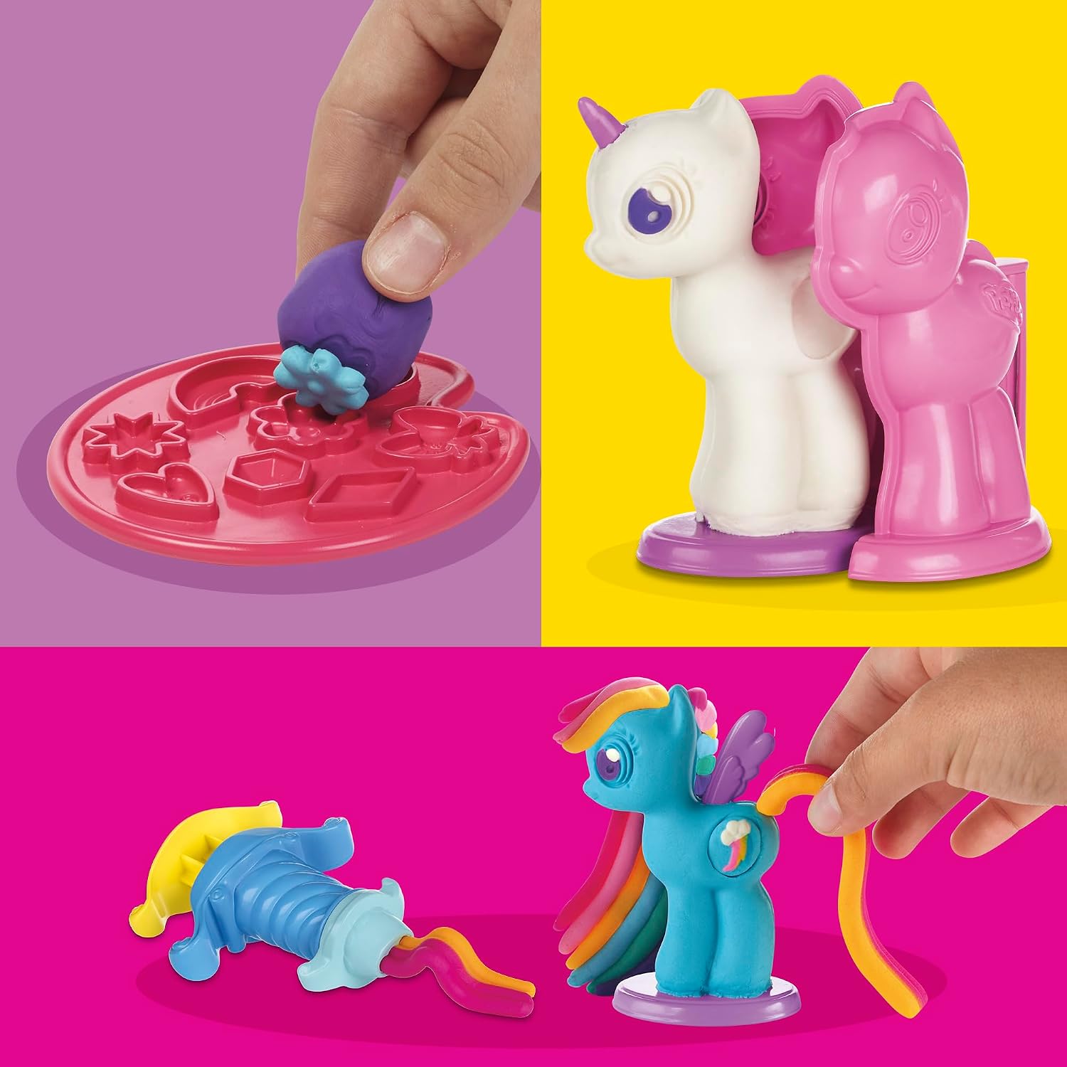 Thumbnail 4 de Play-Doh Make & Style Ponies Set