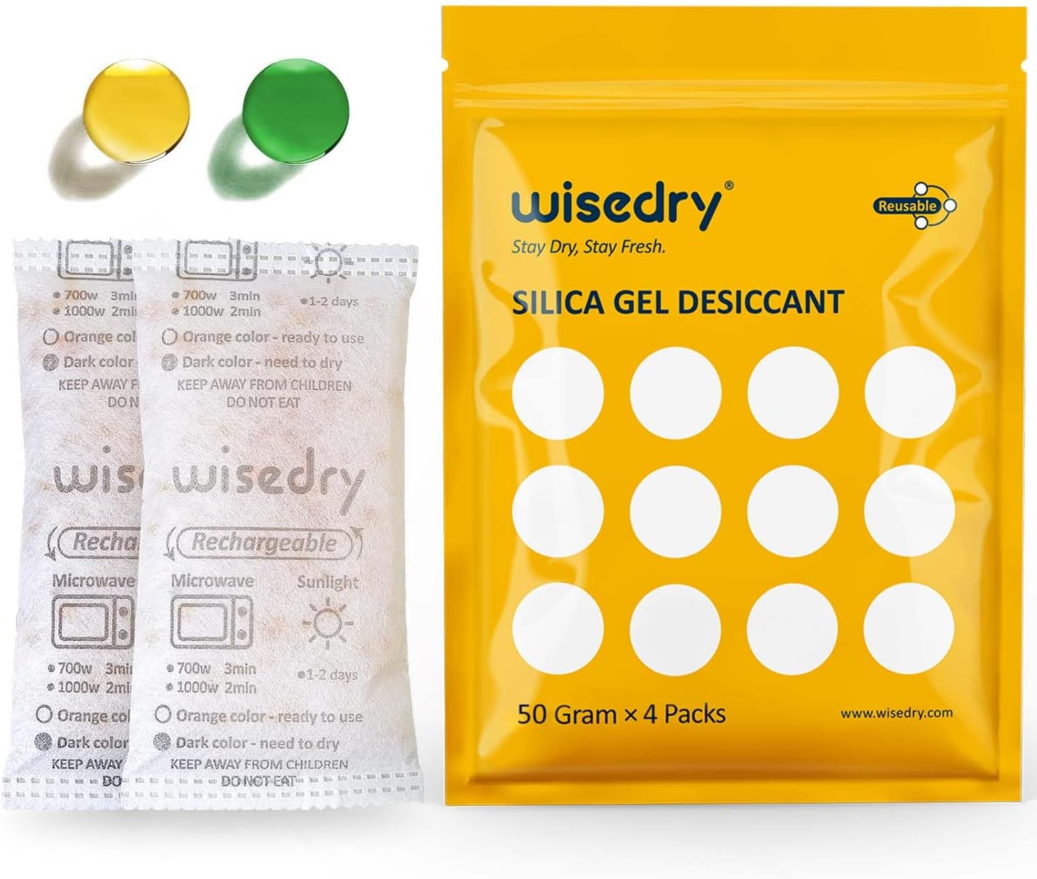 Thumbnail 6 de Wisedry Sachets gel de silice 112 g