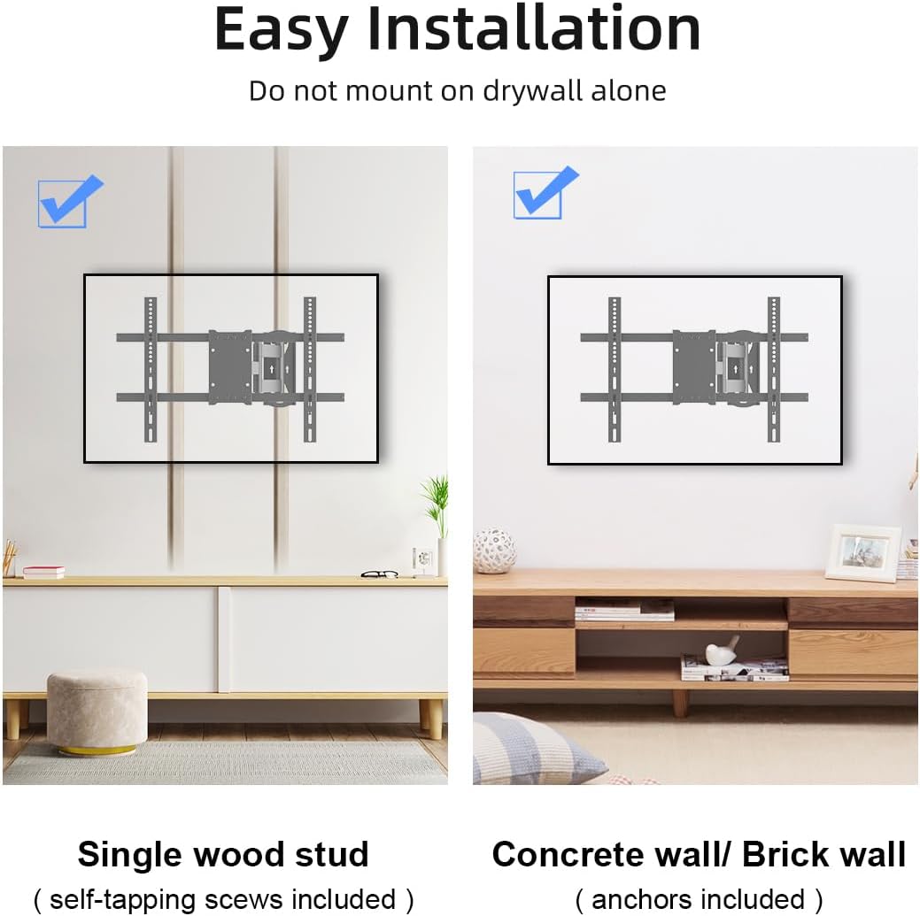 Thumbnail 6 de Suptek MA1075S Corner TV Wall Mount for 32"-70" TVs