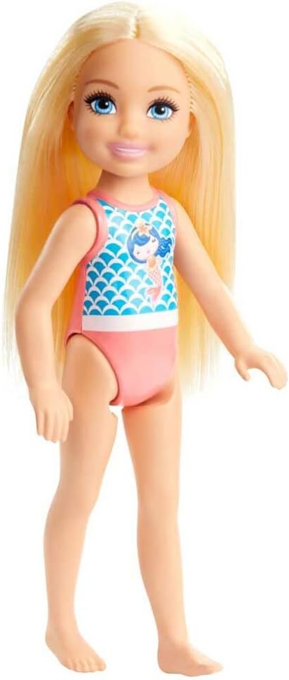 Detalle de Barbie Chelsea GLN73 Holiday Doll with Unique Swimsuit Design