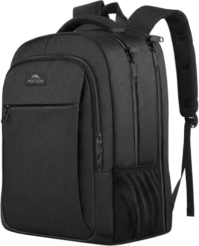Detalle de MATEIN Zaino Porta PC 17.3' Pollici – Resistente, Impermeabile e Pronto al Viaggio
