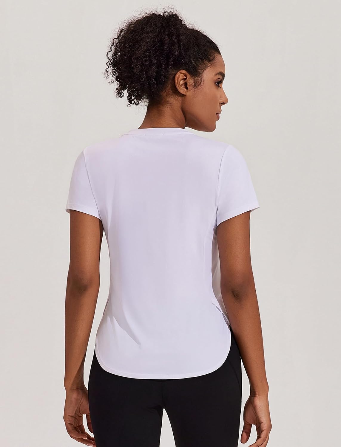 Detalle 2 de PINSPARK T-shirt de sport femme à manches courtes UPF 50+ – séchage rapide, coupe ample et respirante