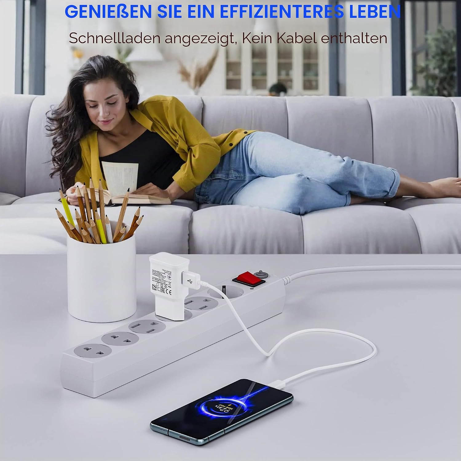 Thumbnail 6 de 4er-Set USB Schnellladegerät Stecker für Samsung Galaxy & mehr – AFC kompatibel, 15 W