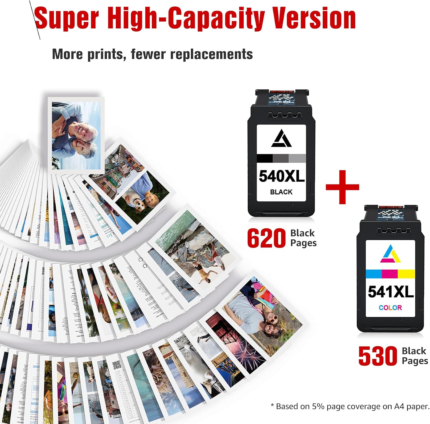 Detalle 2 de STAROVER 540XL/541XL Compatible Canon Ink Cartridges for PIXMA Printers (PG-540XL/CL-541XL)