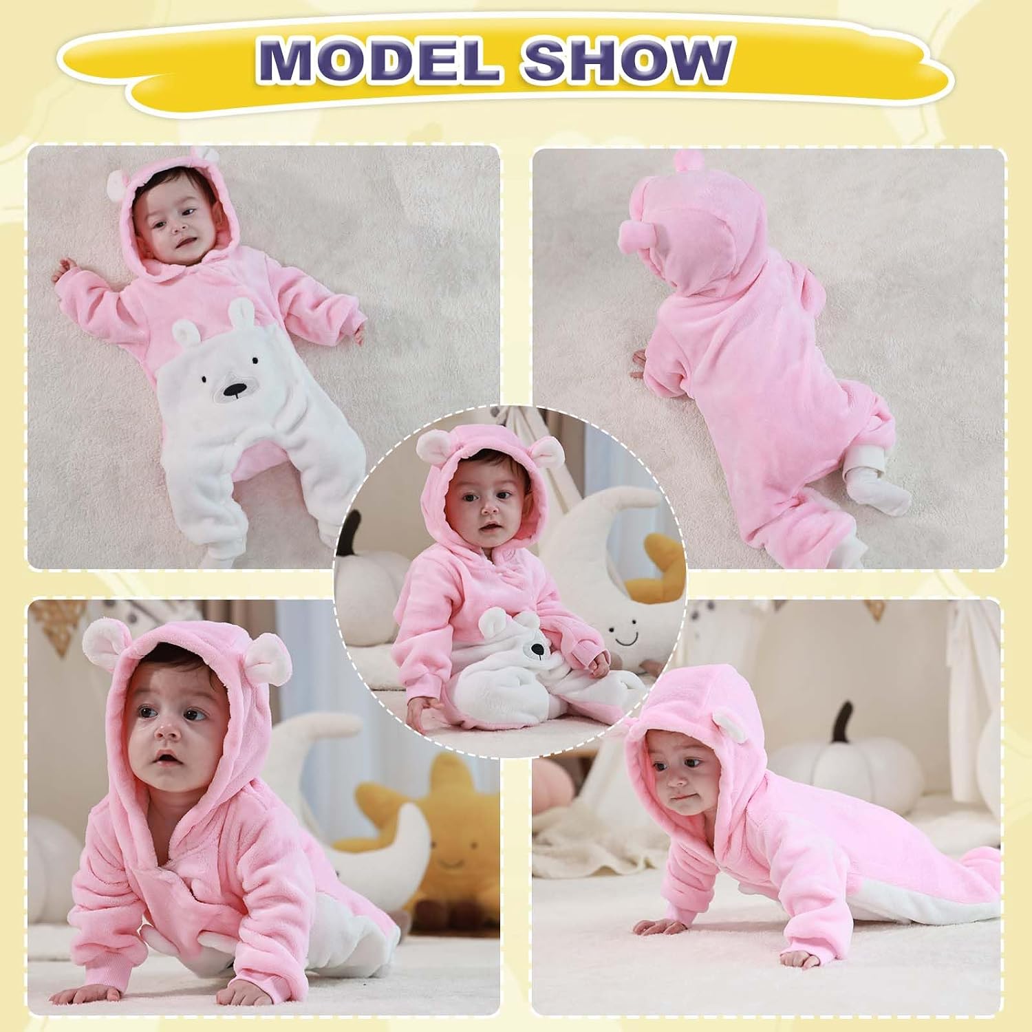 Detalle 1 de Baby Bear Fleece Romper