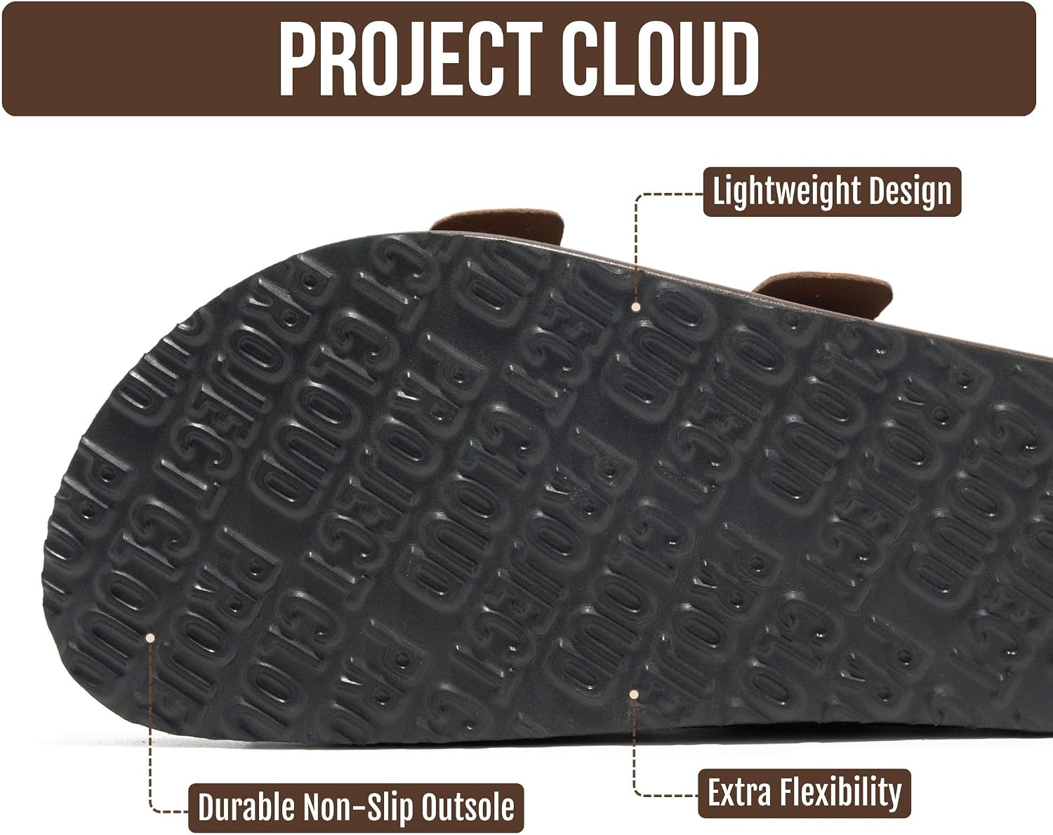 Detalle de Project Cloud Men's Leather Sandals