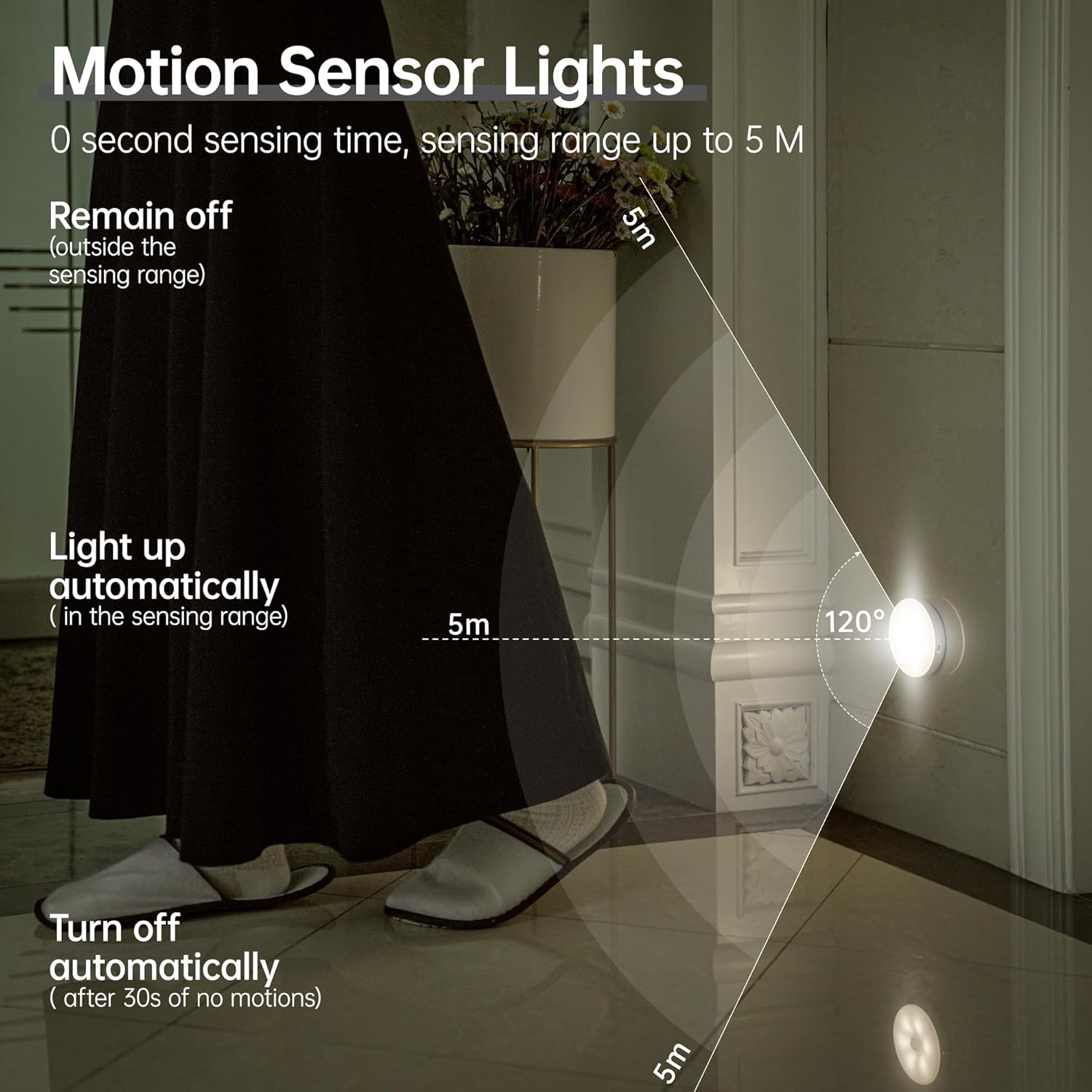 Thumbnail 4 de Homelist Luces Sensor Movimiento LED✨ con Mando, Pack 6