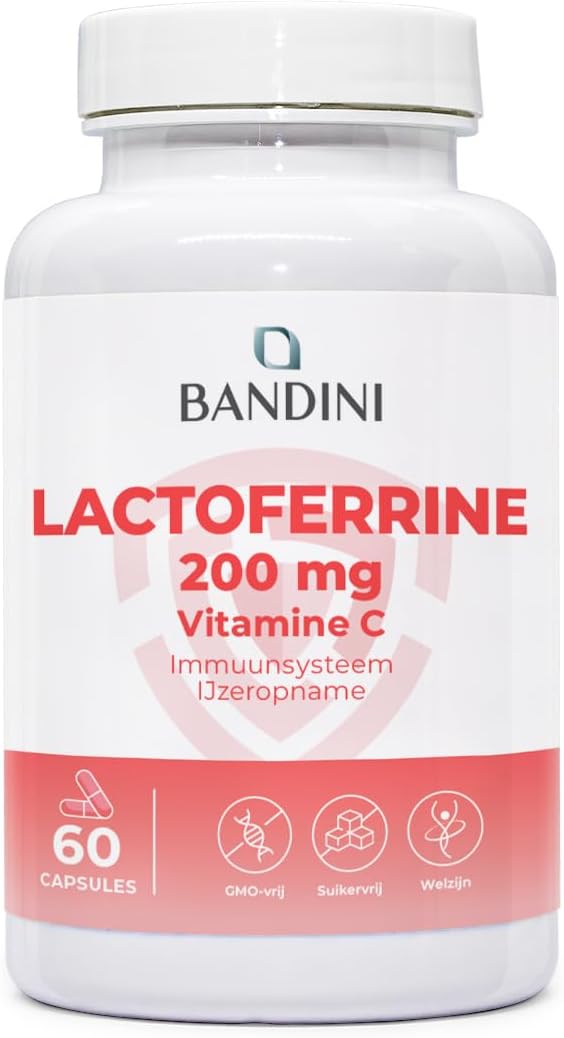 Detalle de BANDINI Lactoferrine-capsules met 200 mg lactoferrine en vitamine C