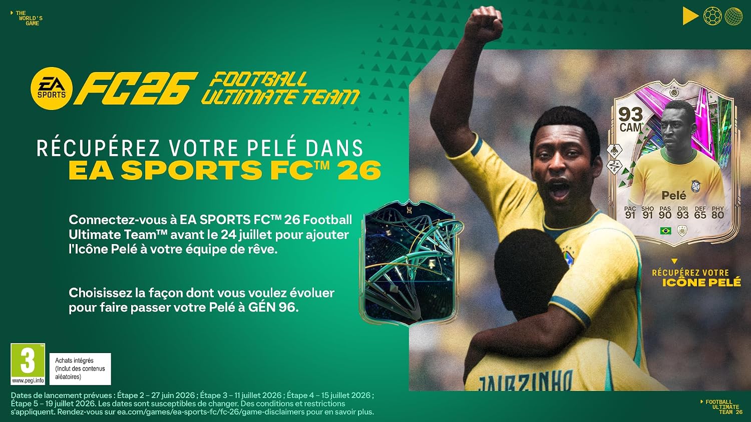 Detalle 2 de EA SPORTS FC 26 Standard Edition sur PS4 (jeu sur disque, Français)