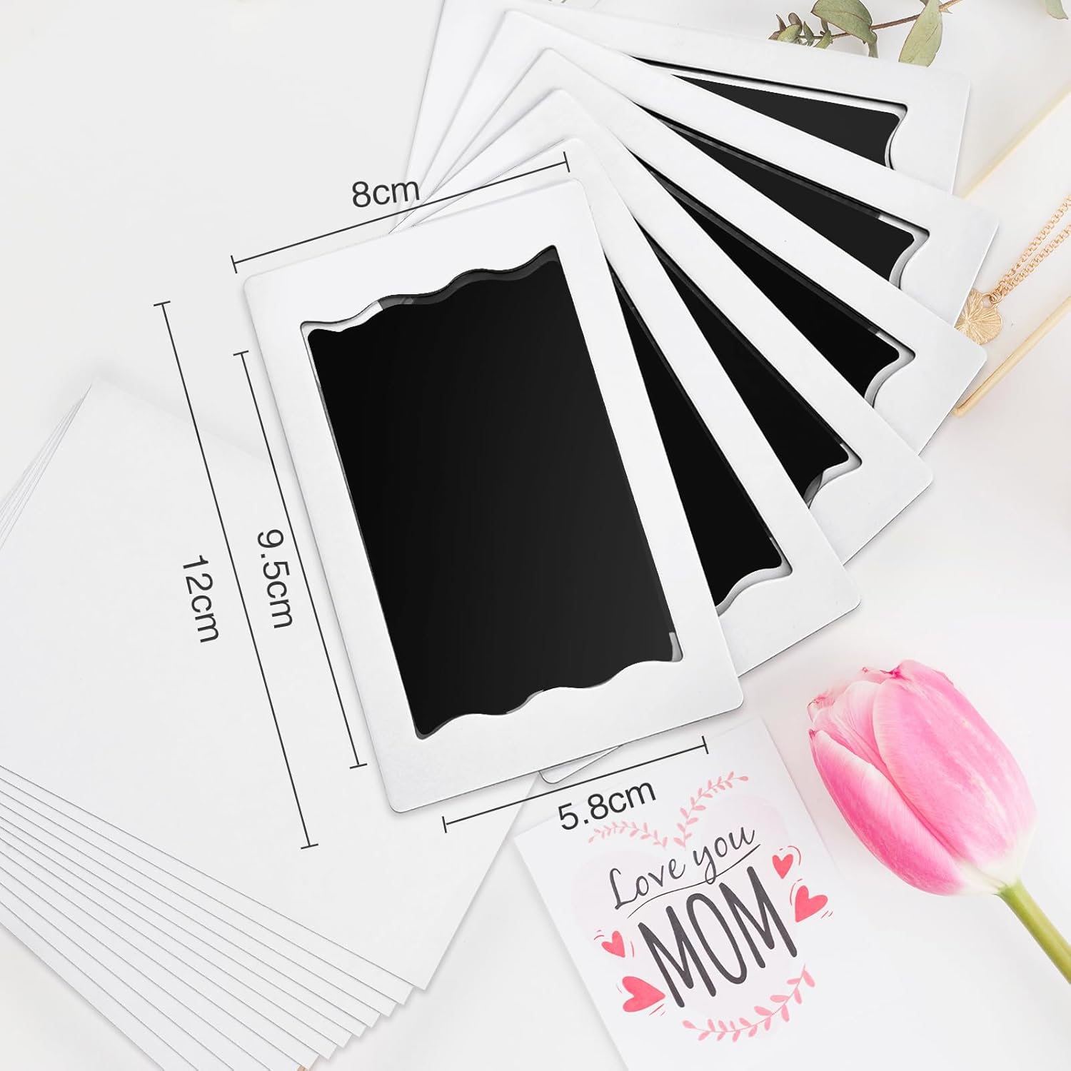Thumbnail 1 de Nabance Inkless Hand & Footprint Kit – Baby & Pet Keepsake, 6 Inkless Pads, 12 Imprint Cards, Black