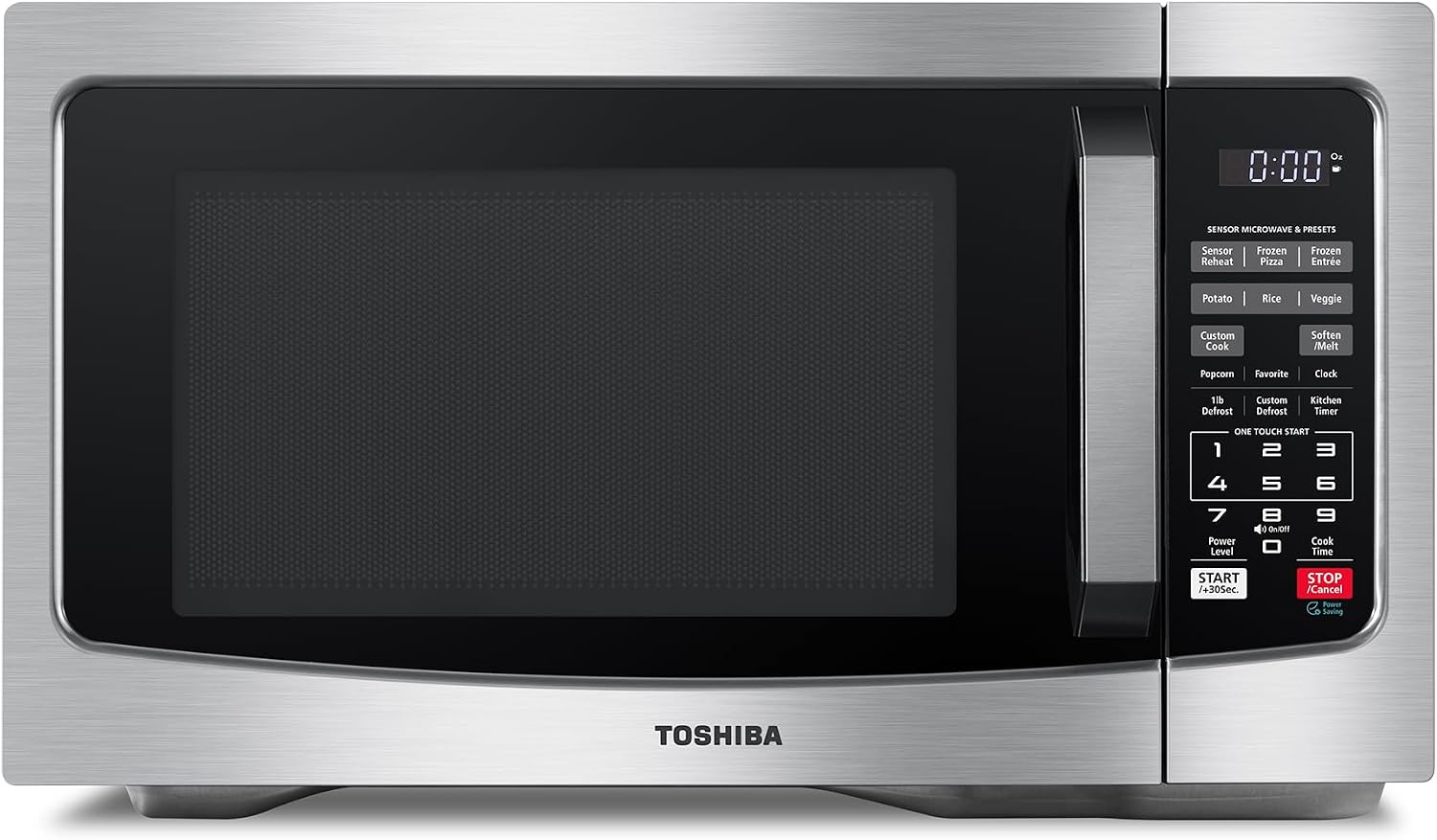 Detalle de TOSHIBA EM131A5C-SS 1.2 cu ft Microwave 🍽