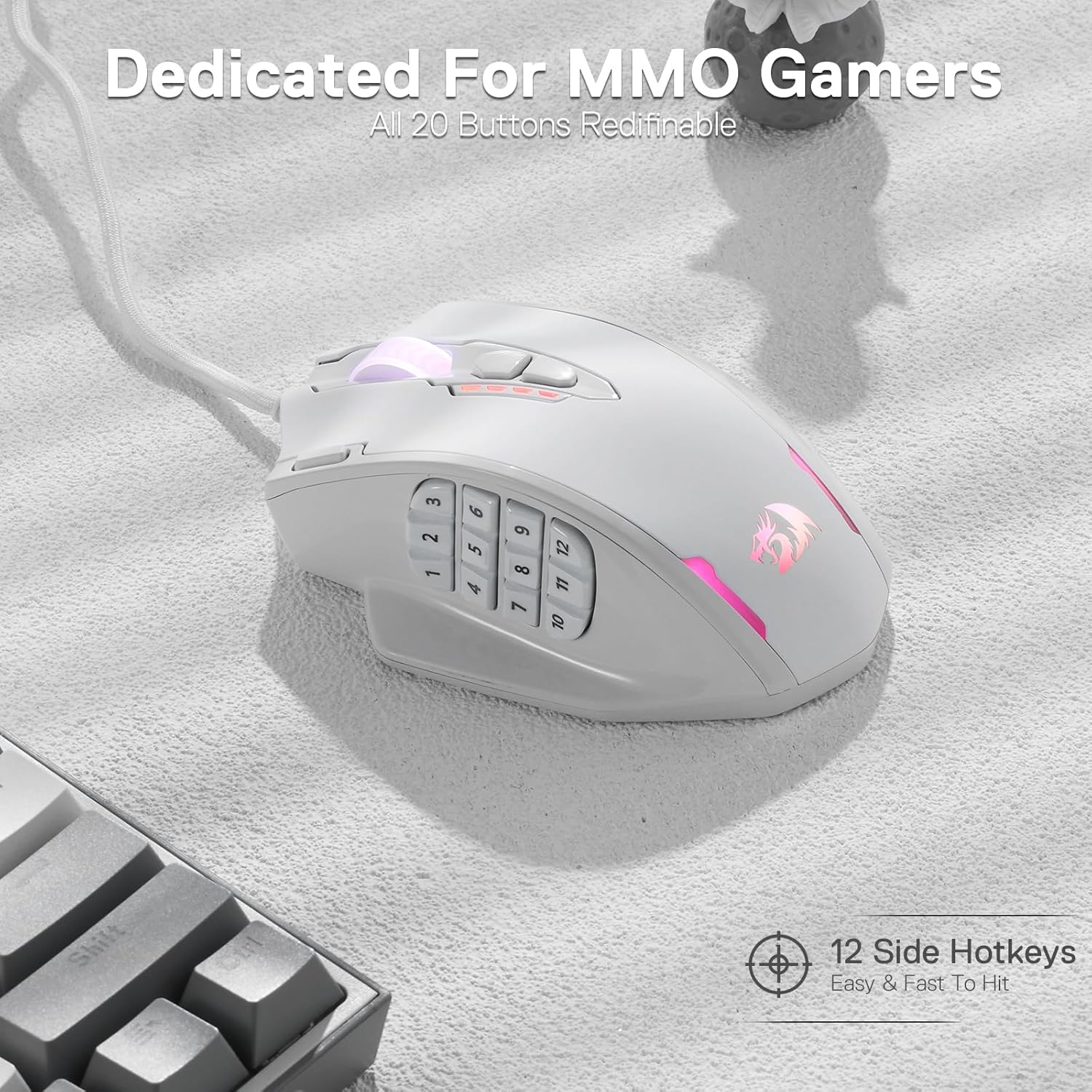 Thumbnail 3 de Redragon M908 Impact RGB MMO Mouse review: a feature-packed wired option for serious gaming