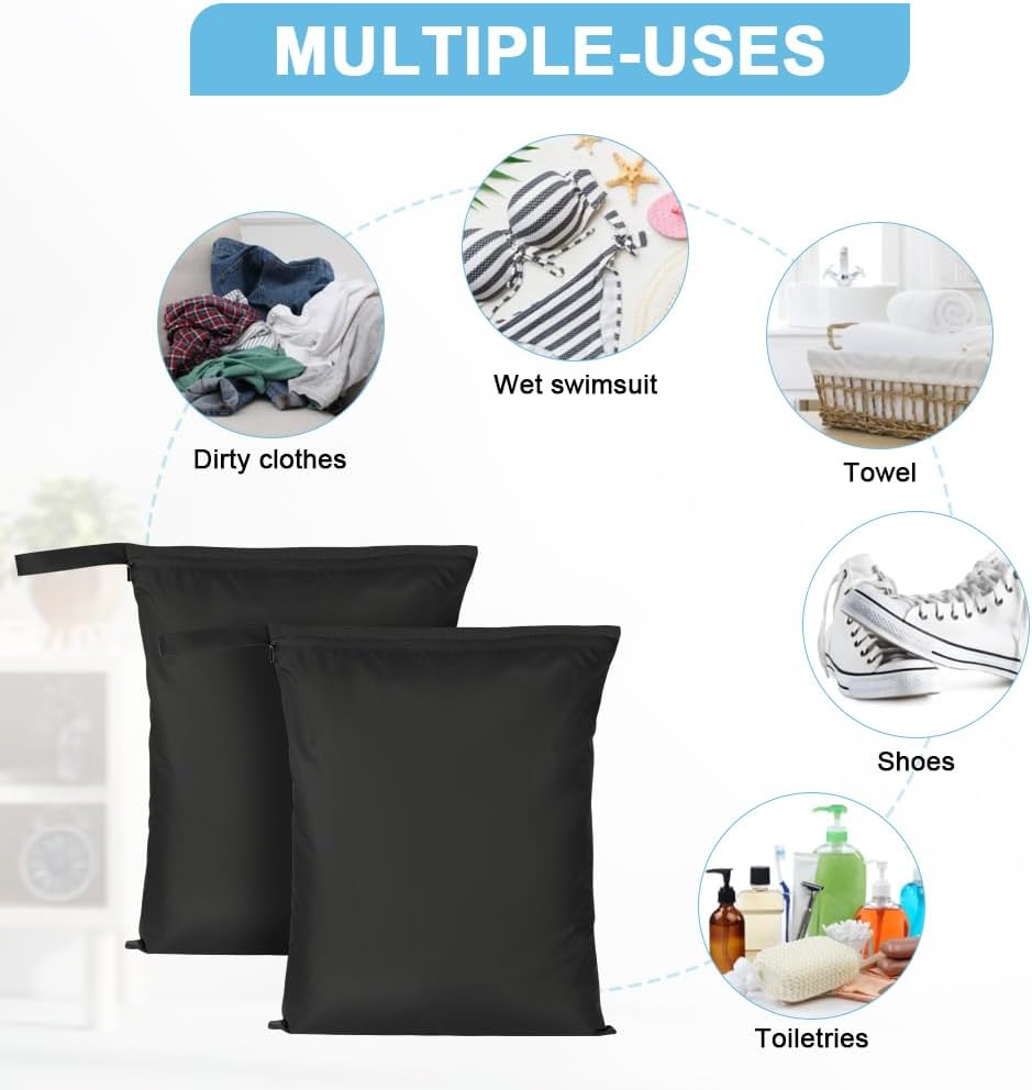 Detalle 1 de AOOSA wet bags 2 pack waterproof